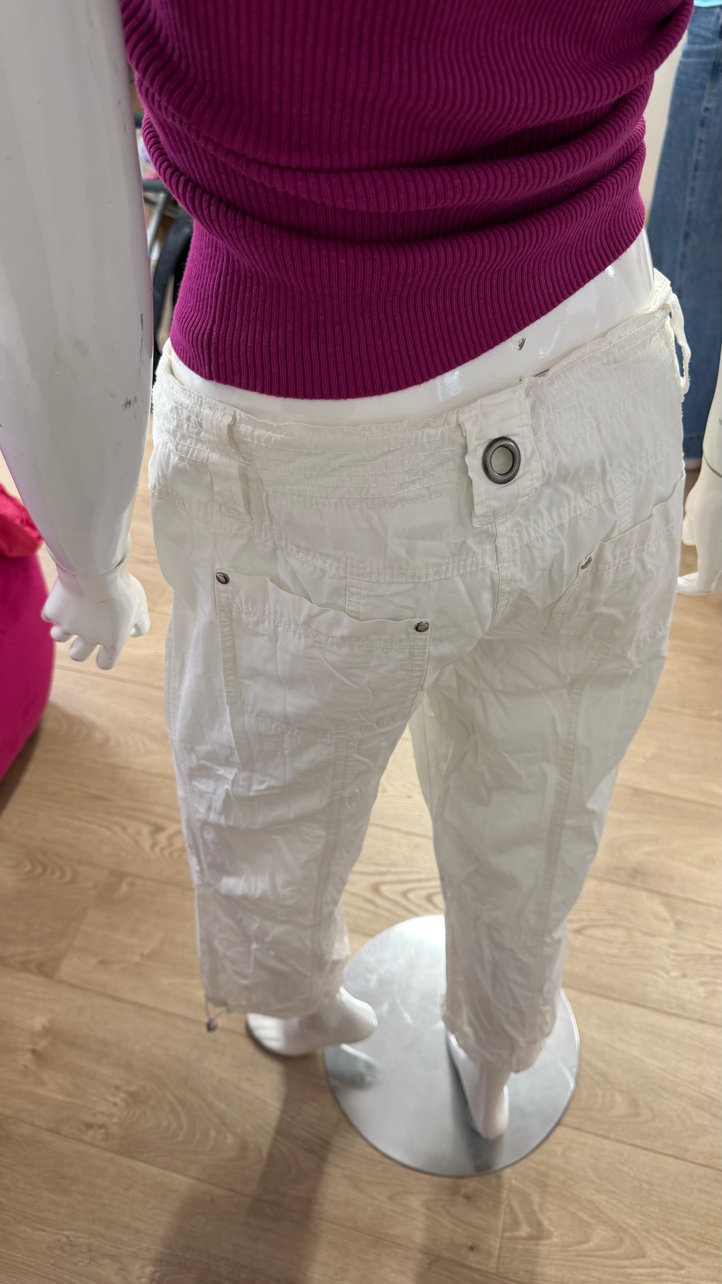 165 Street One white cargos