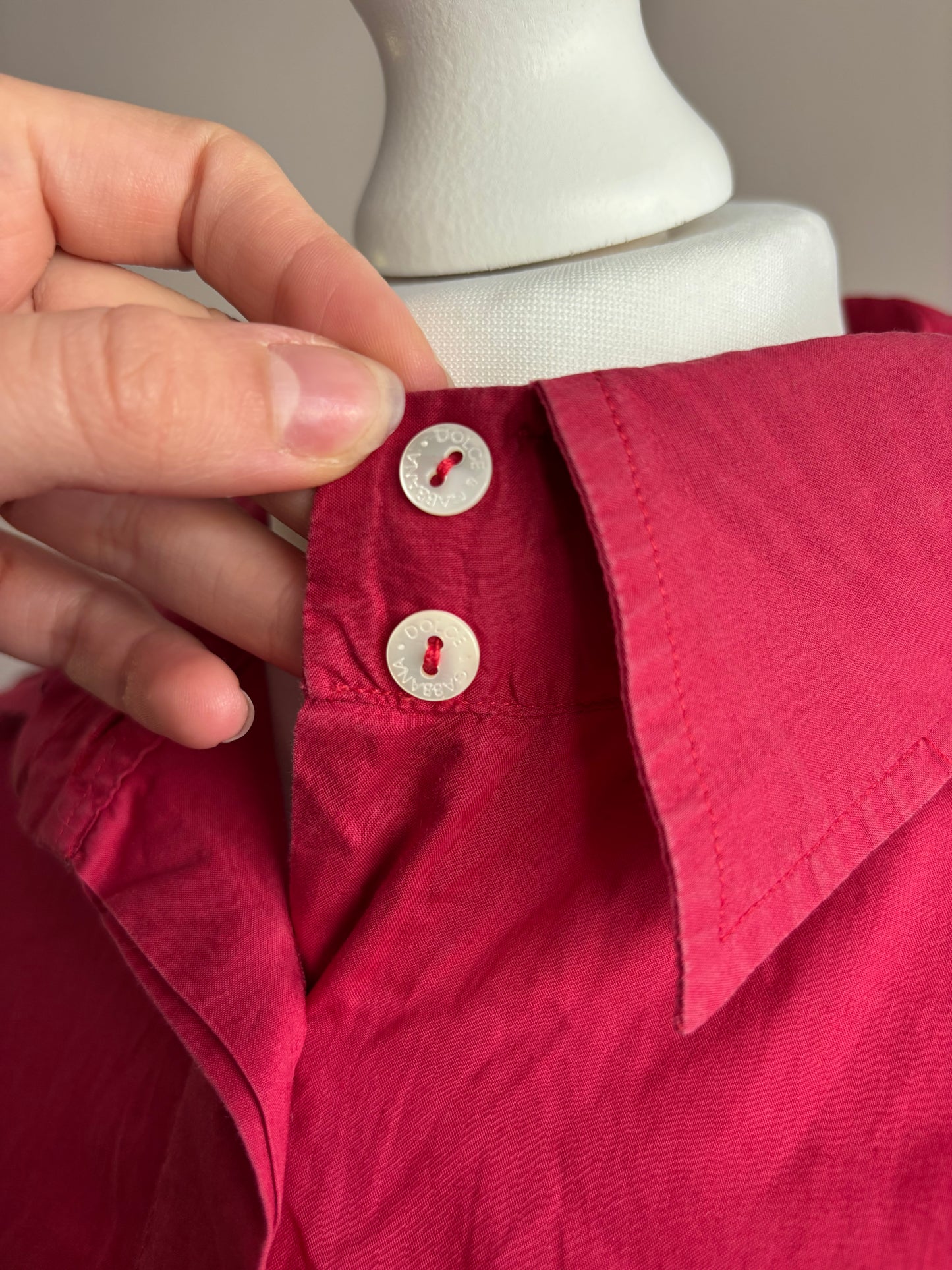 Dolce & Gabbana Raspberry Shirt