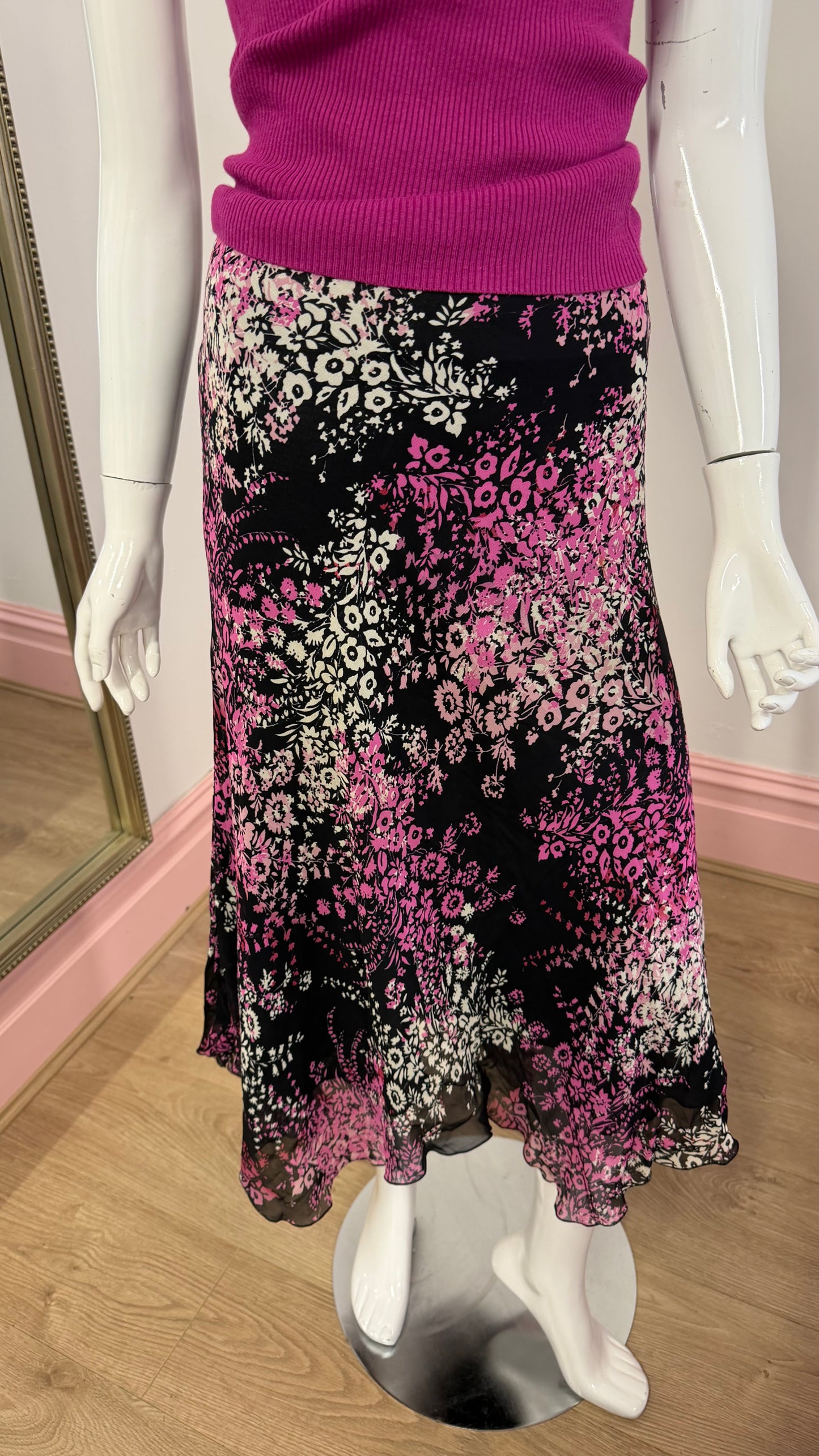 171 floral skirt