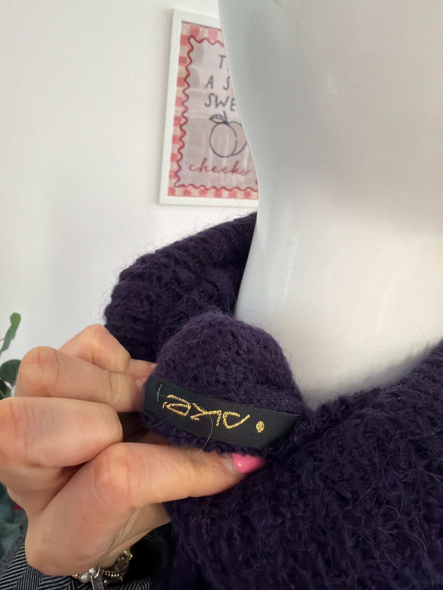 403 Purple knit jumper