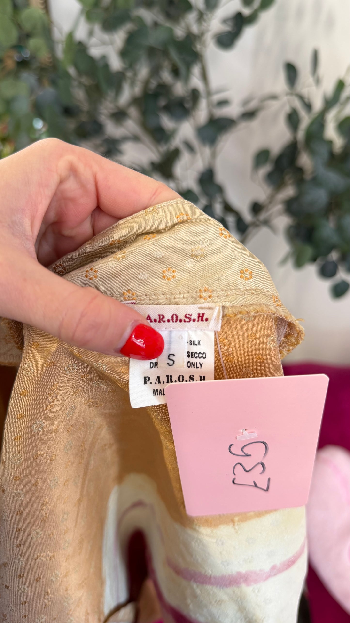 348 Silk kimono style top