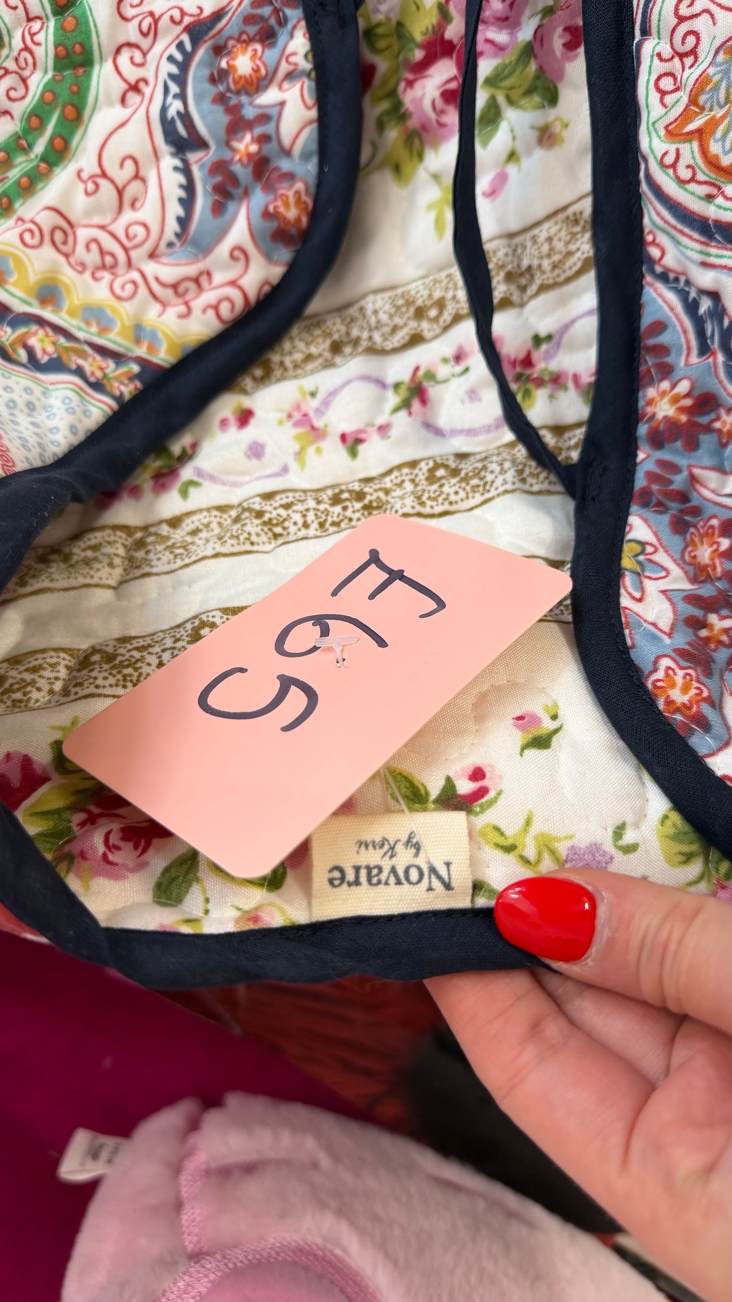 330 Novare by Kerri reworked patchwork jacket