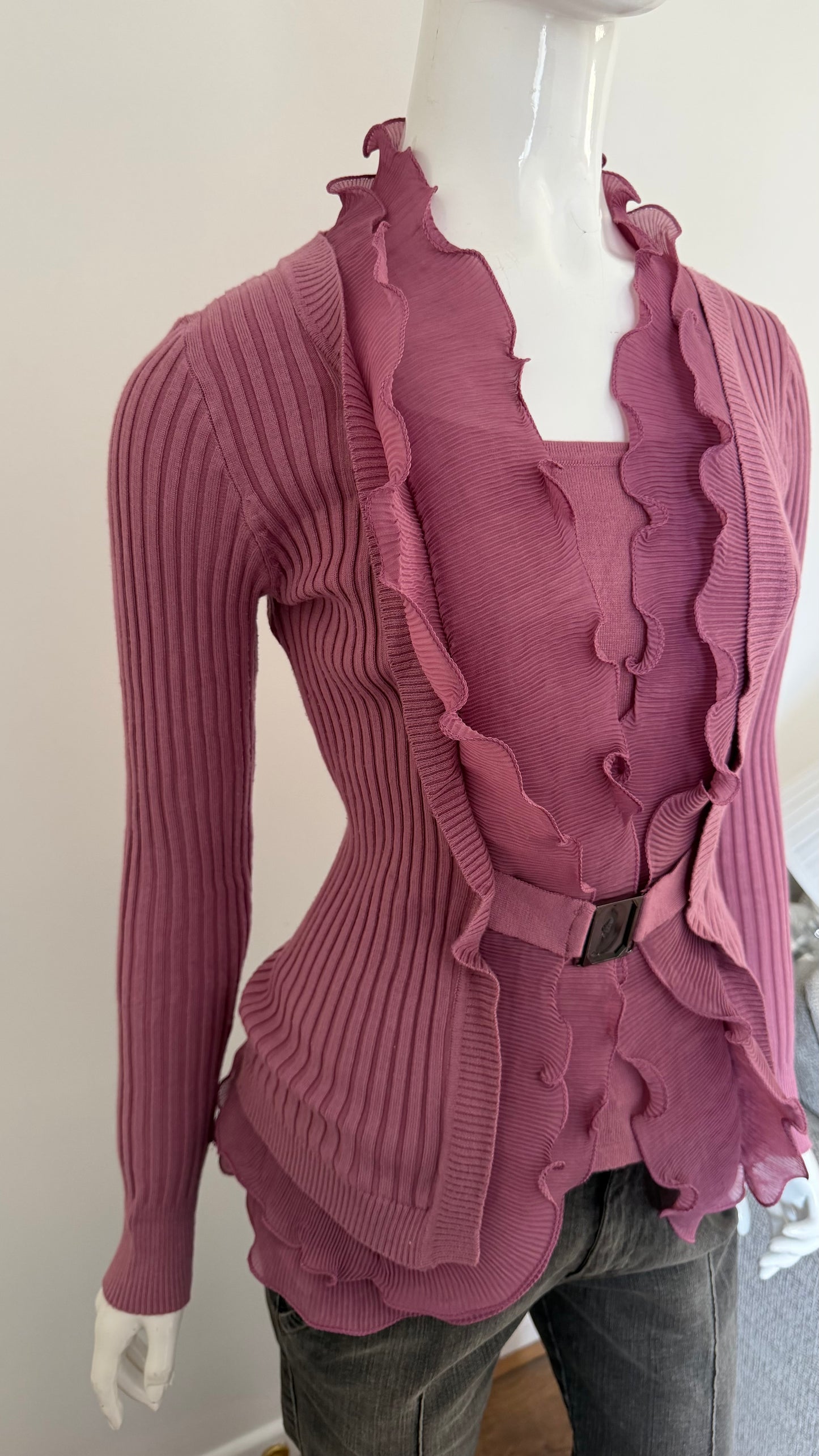 45 Purple frill jumper