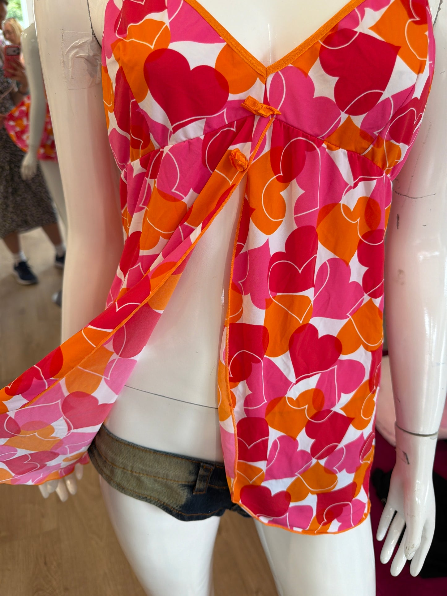 493 Victorias Secret colourful cami