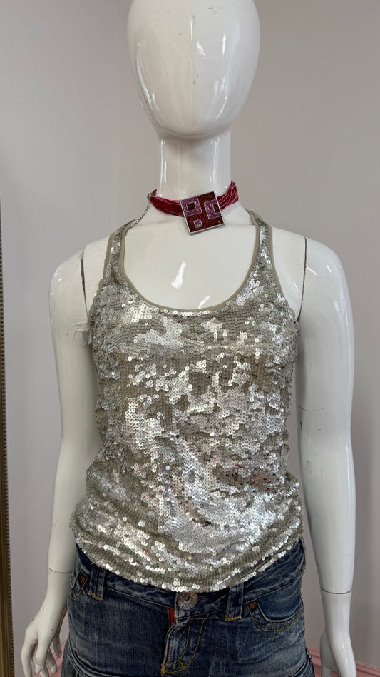 71 Sequin pinko top