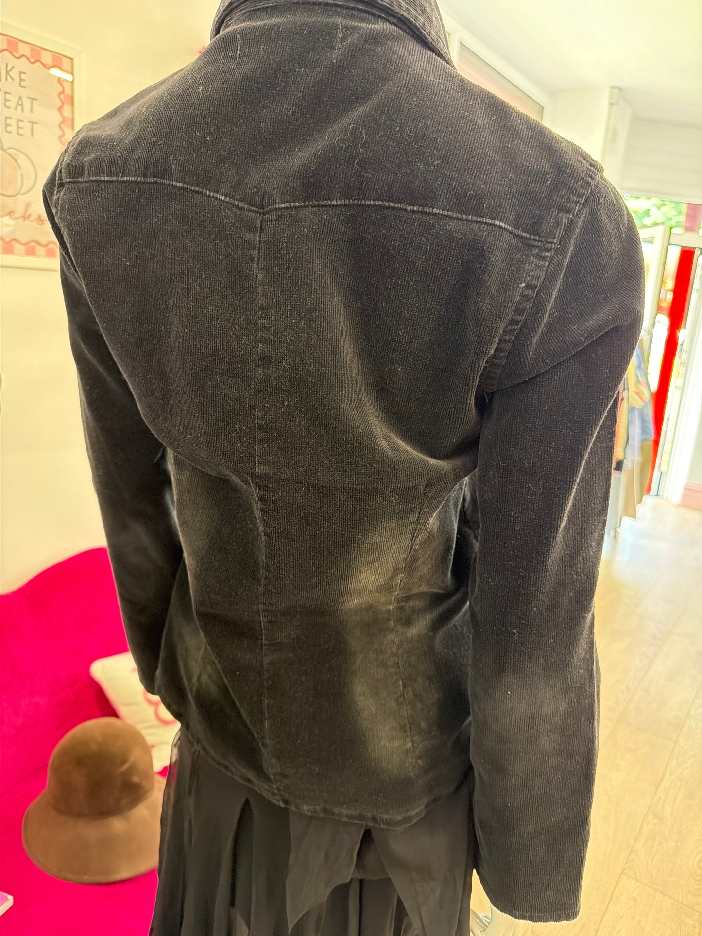 402 black cord shirt
