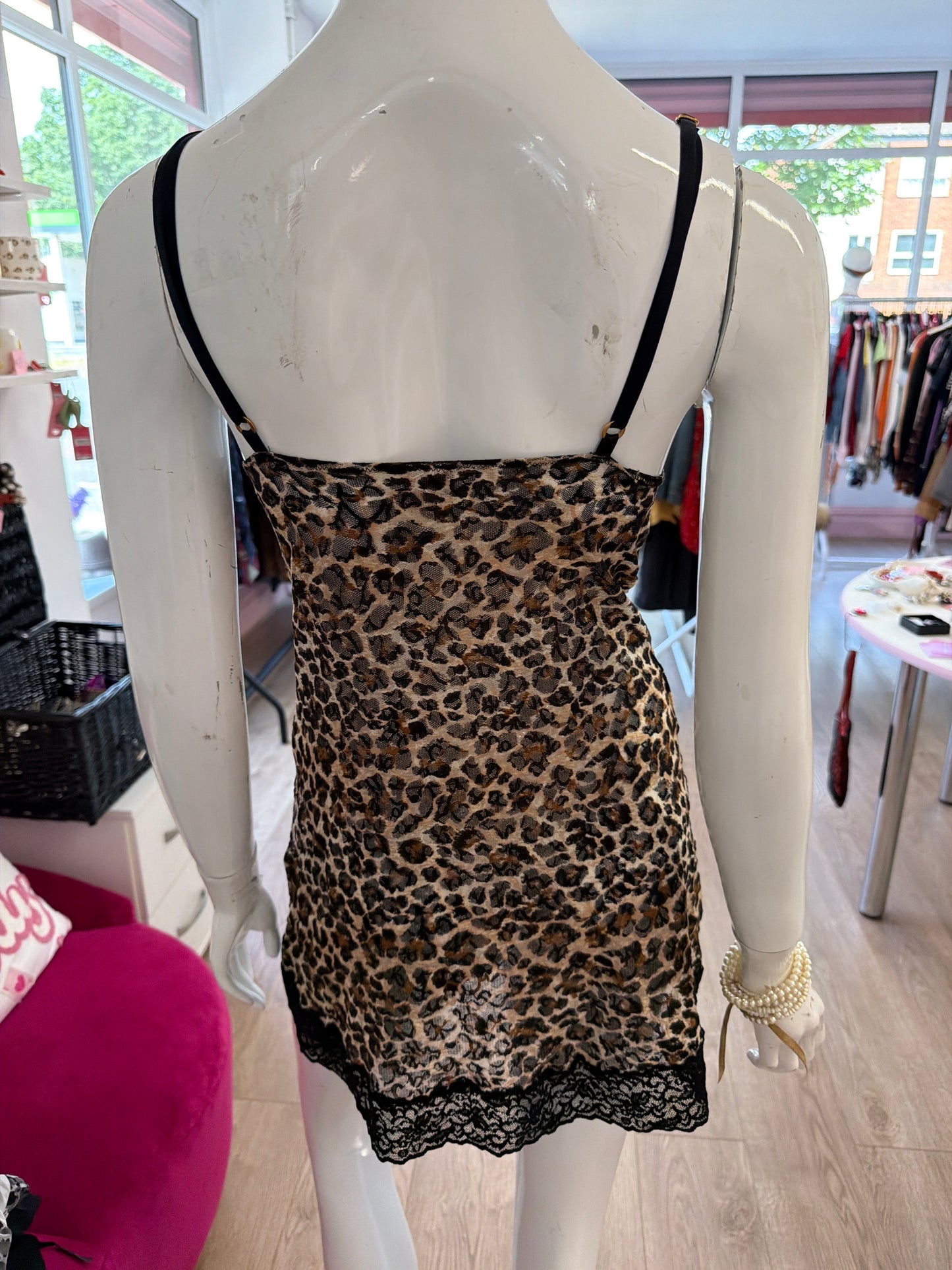520 Leopard Print Victorias Secret cami top/dress