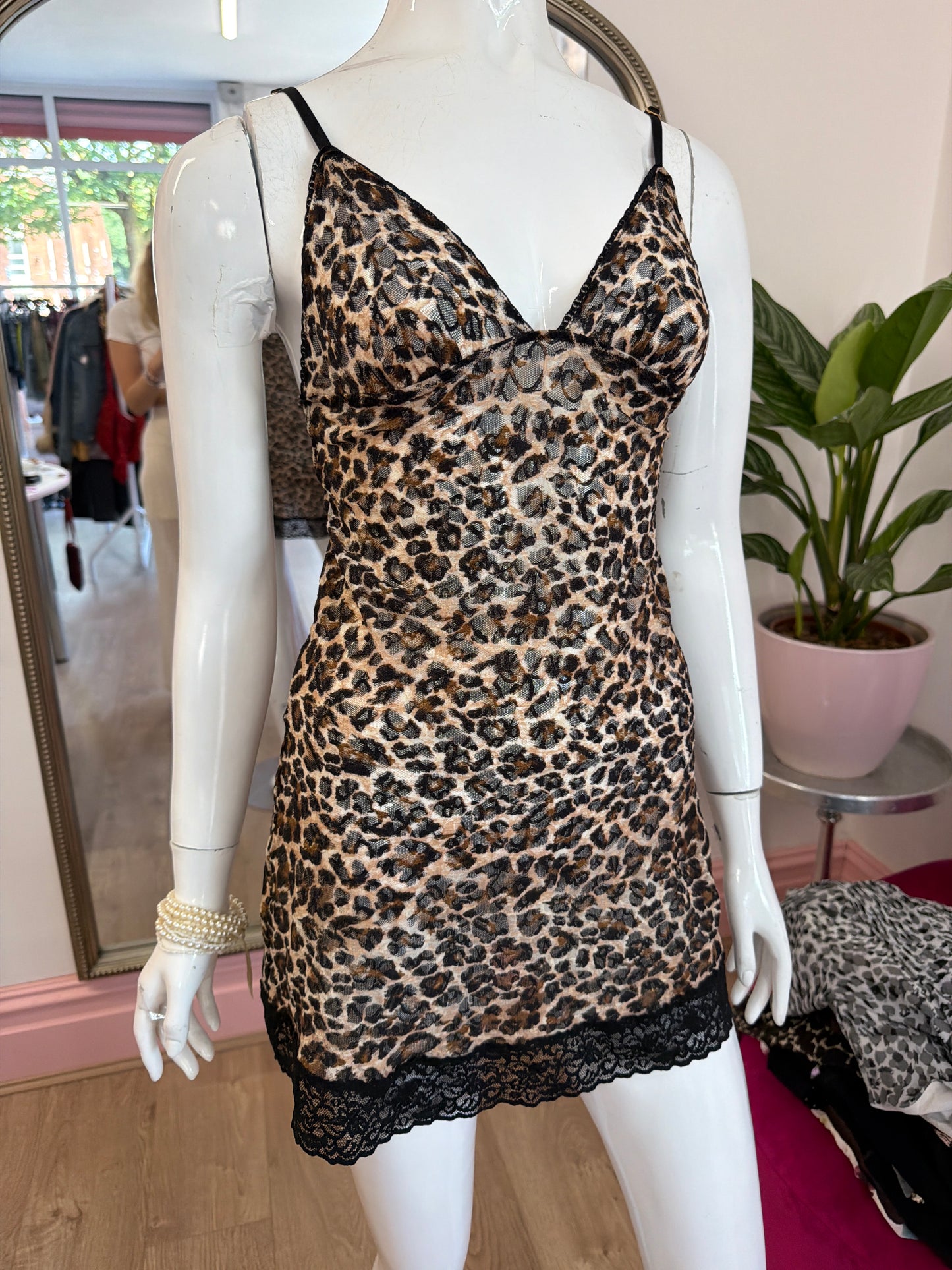 520 Leopard Print Victorias Secret cami top/dress