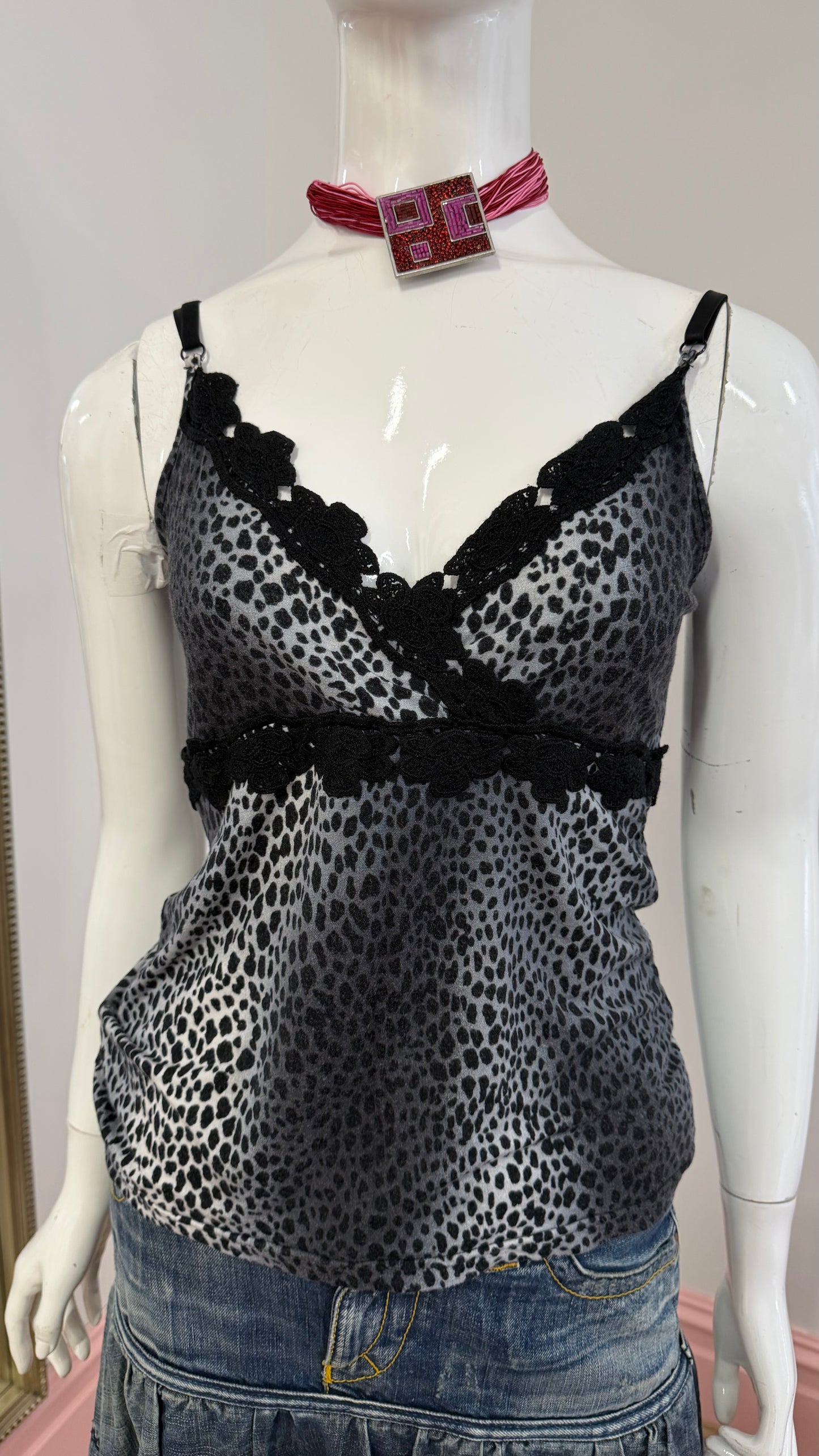 70 leopard cami
