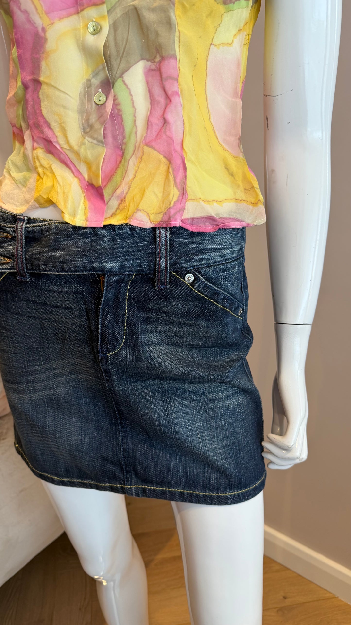 9 Denim skirt Benetton
