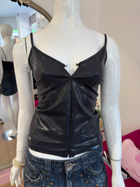 538 metallic cami top
