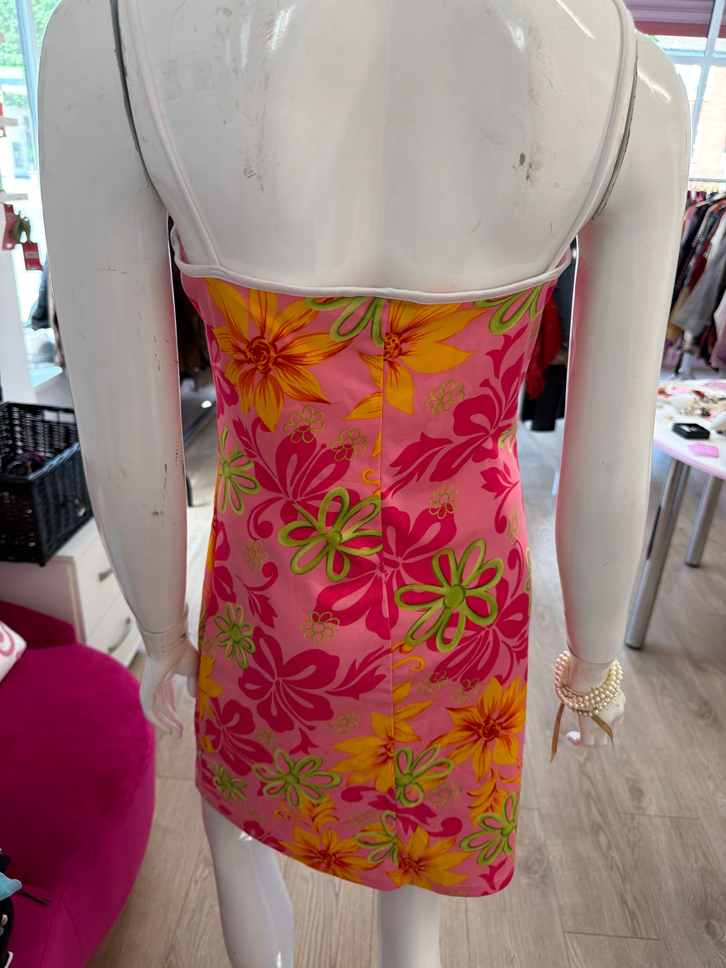 522 funky print dress