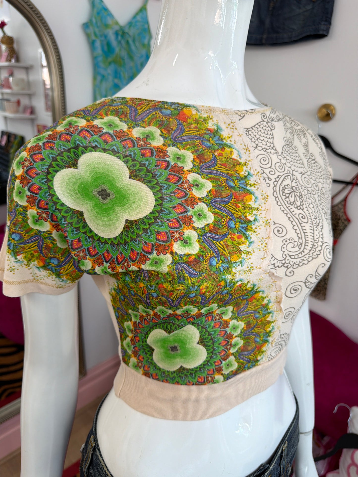 650 Desigual crop top size Small