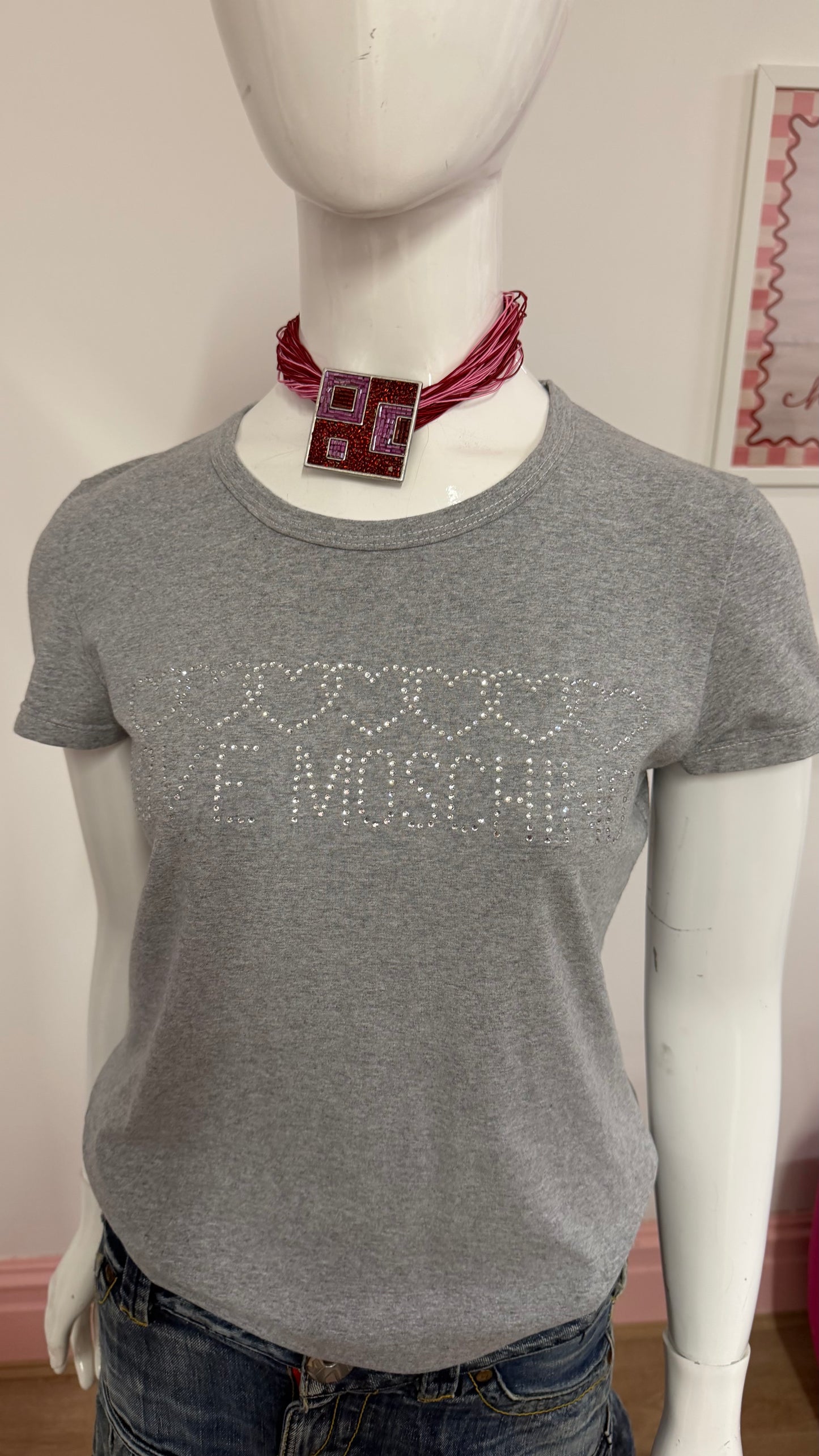 137 Moschino grey top