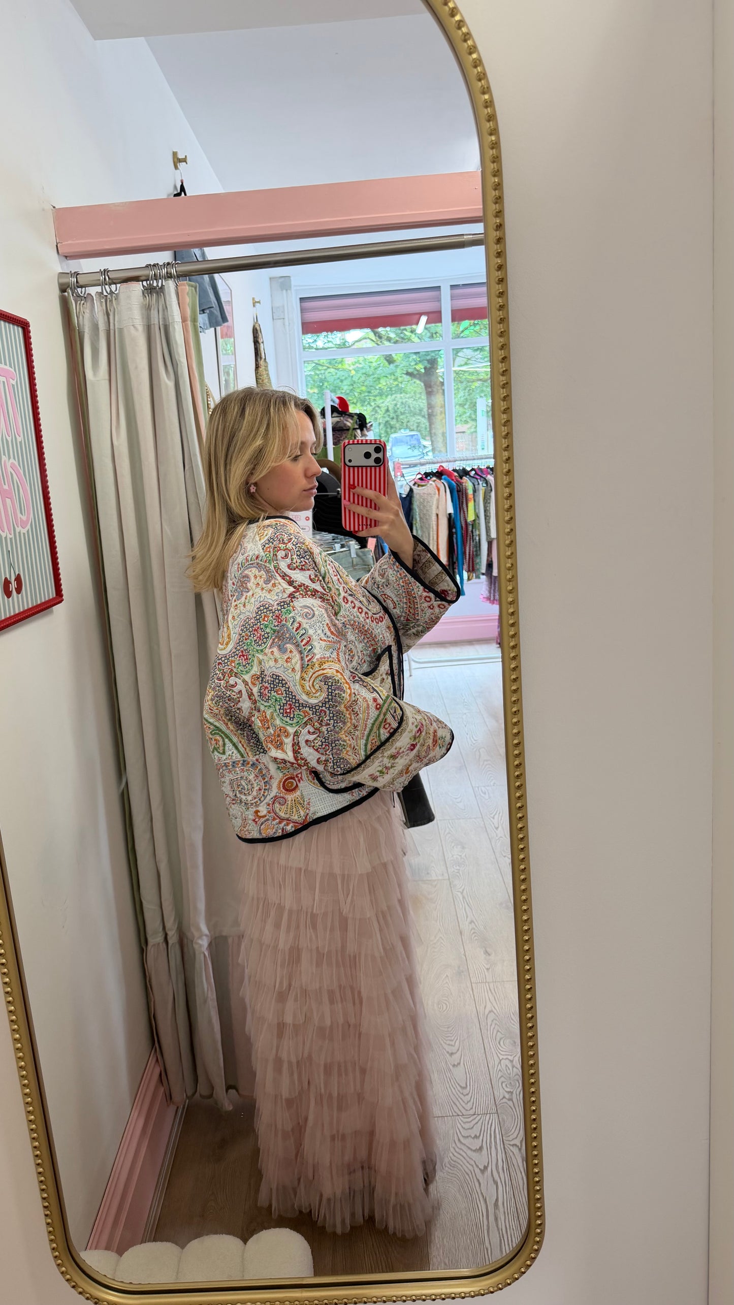 330 Novare by Kerri reworked patchwork jacket