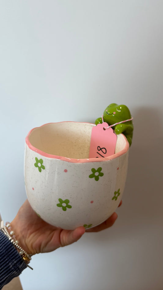 Frog planter