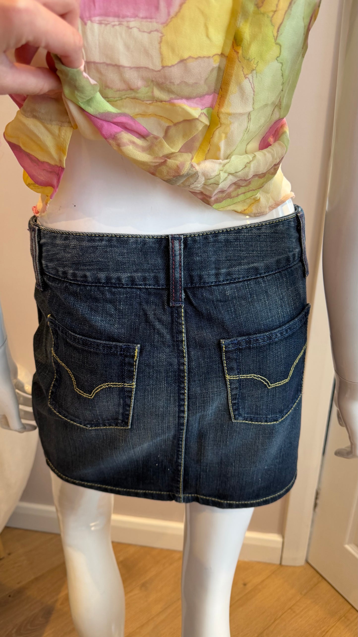 9 Denim skirt Benetton