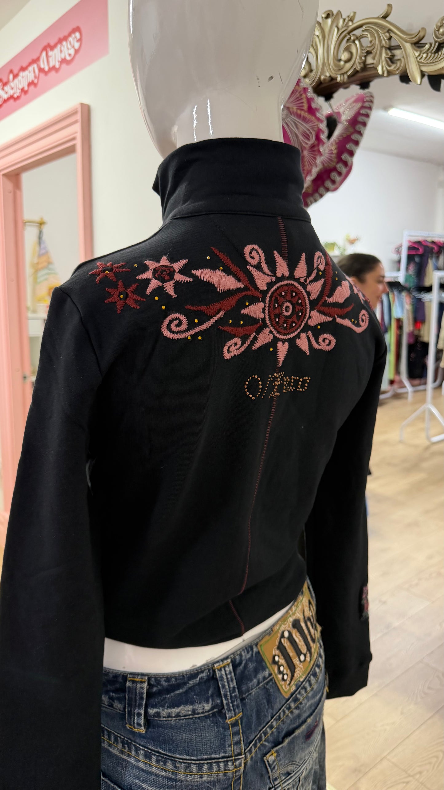 144 black hoodie