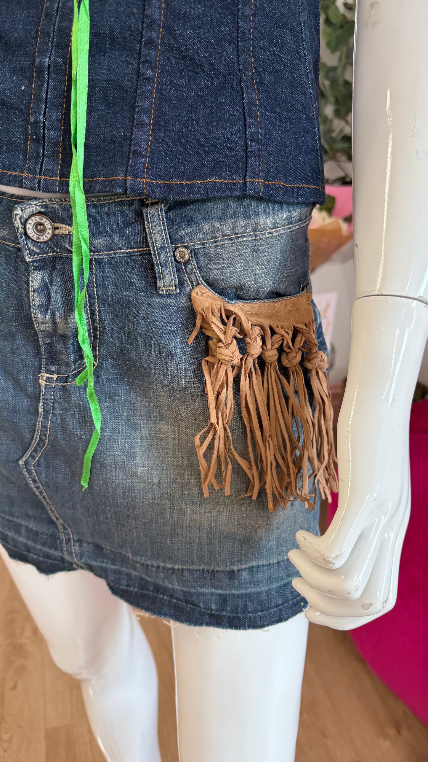 318 Please denim skirt