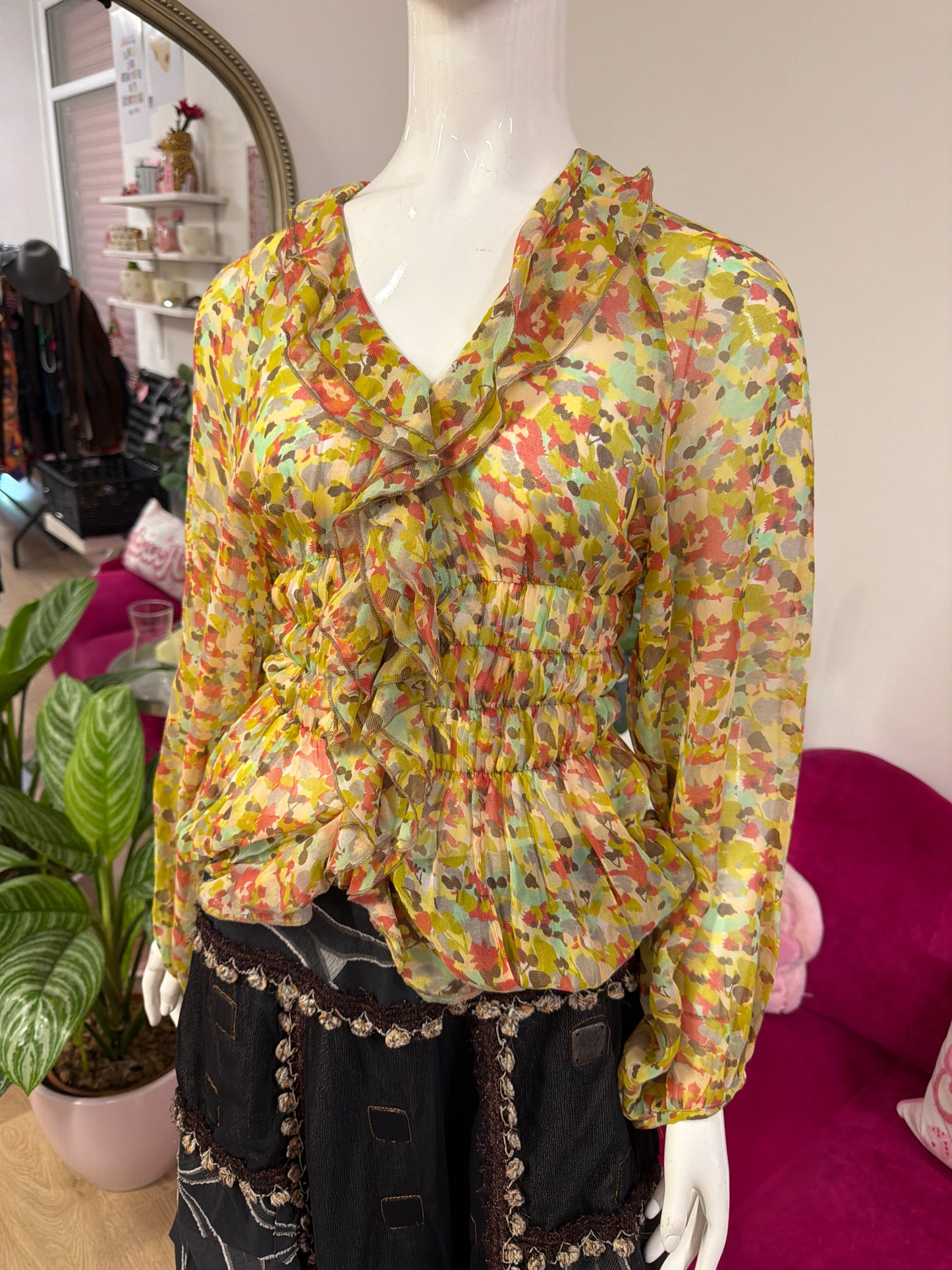 412 floral blouse