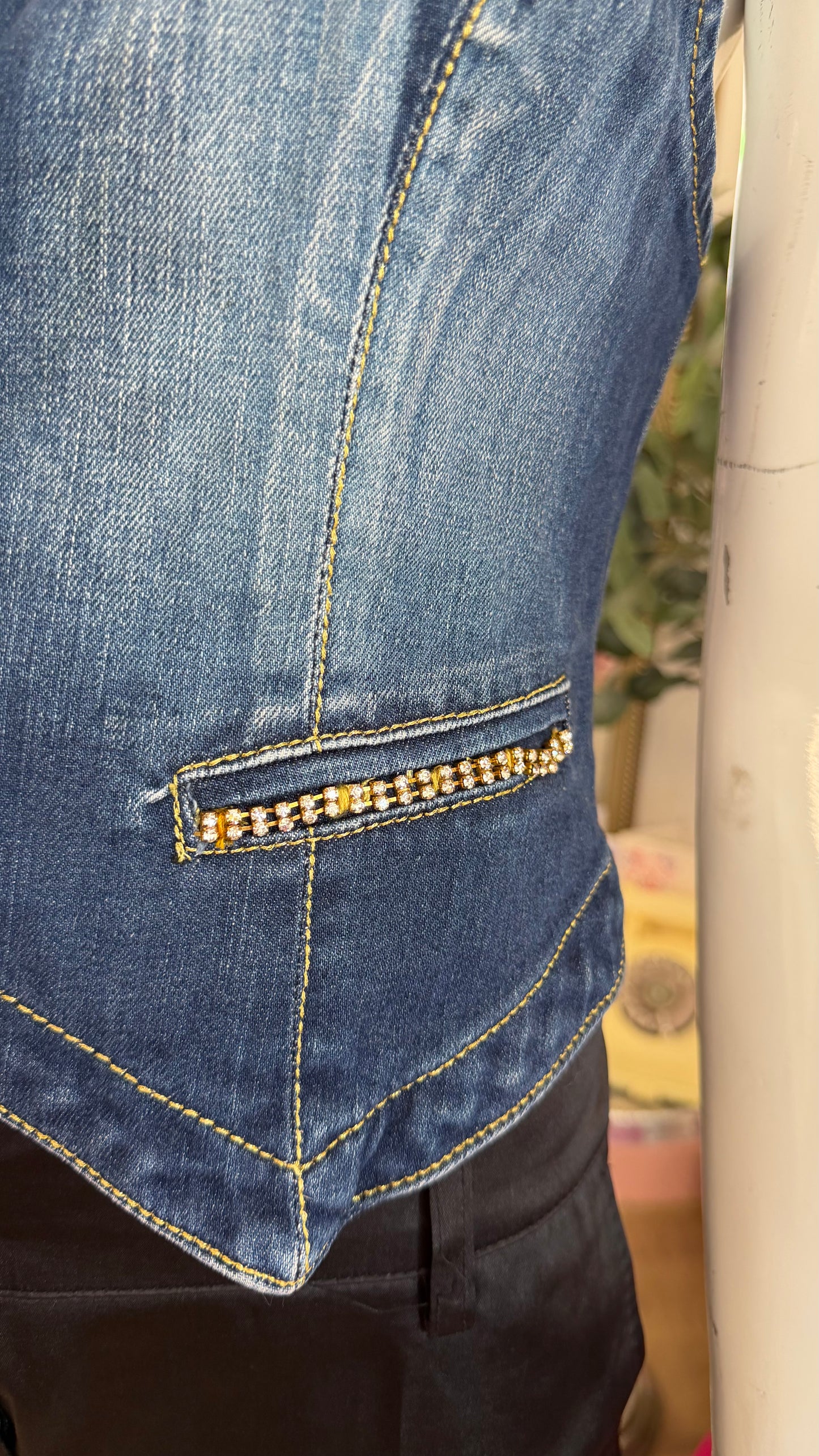 378 Denim waistcoat