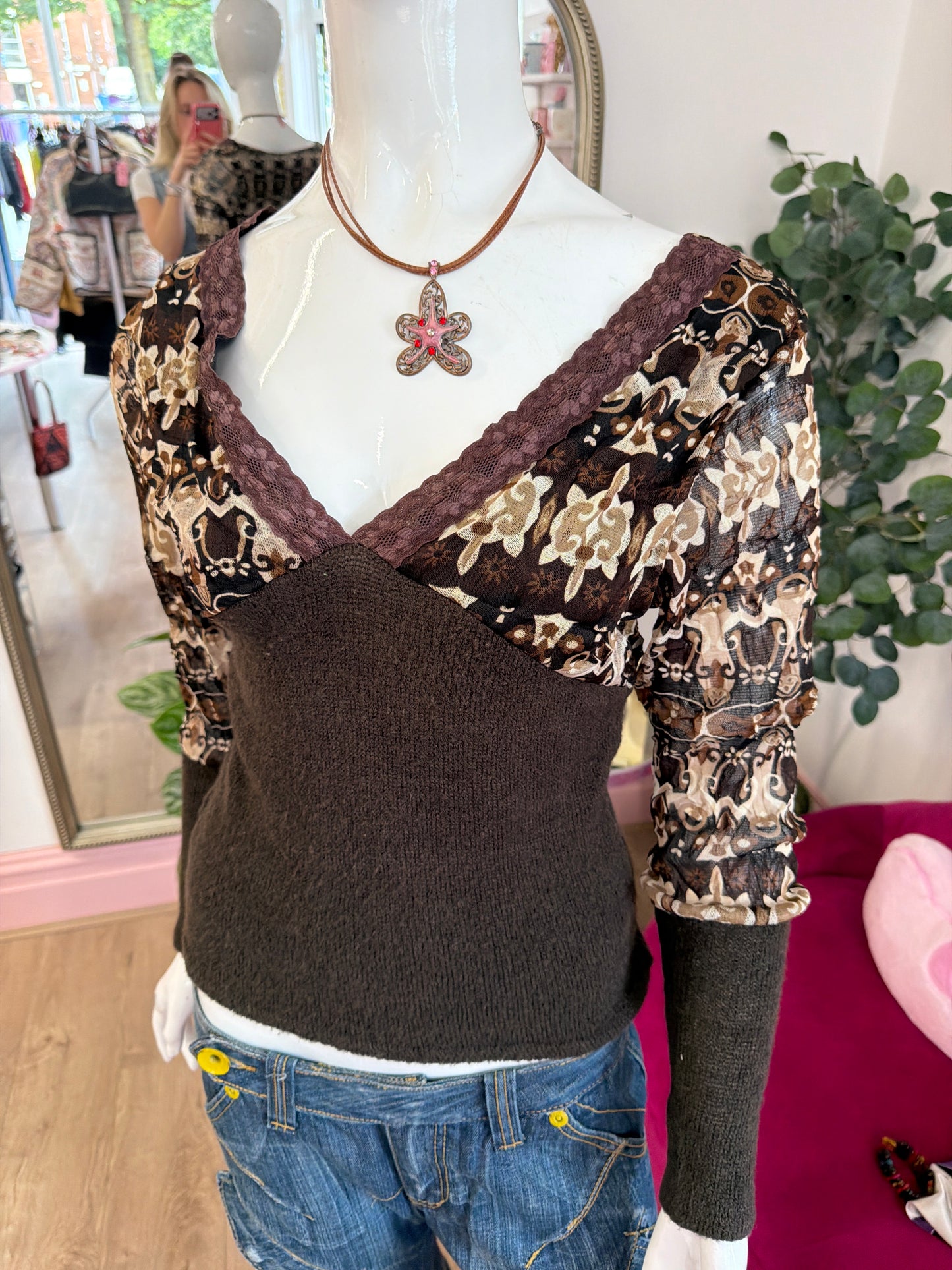 485 mezzo Brown top
