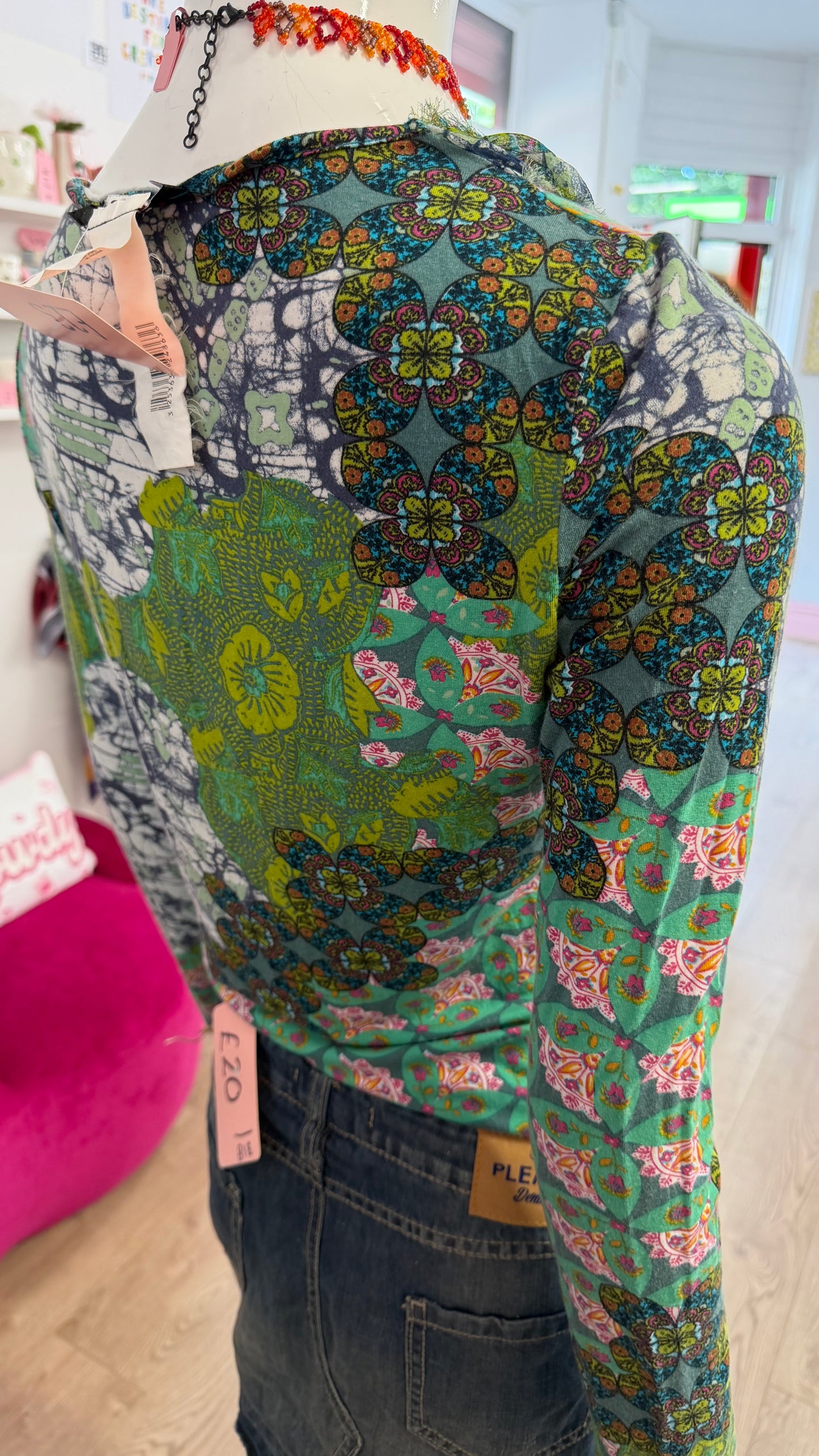 323 Morgan De Toi floral long sleeve top