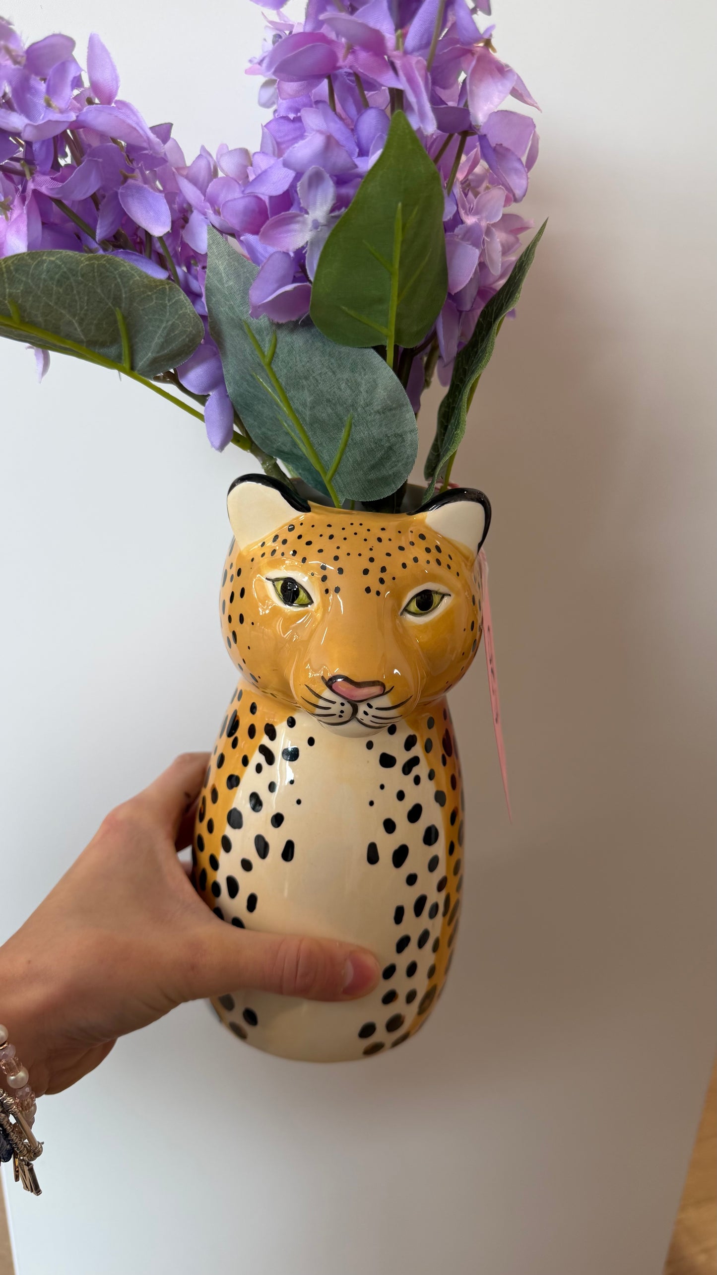 Leopard vase