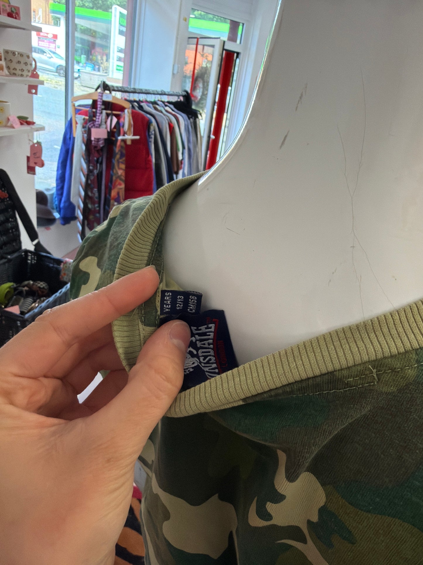 609 Camo Lonsdale top