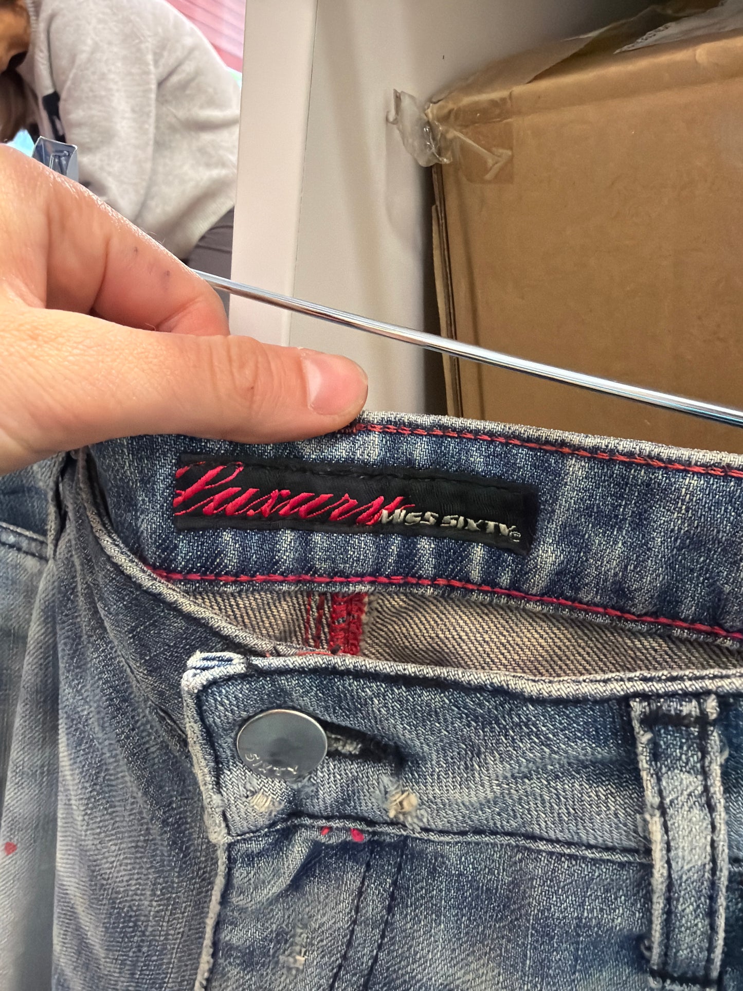 162 Miss Sixty lightening bolt jeans