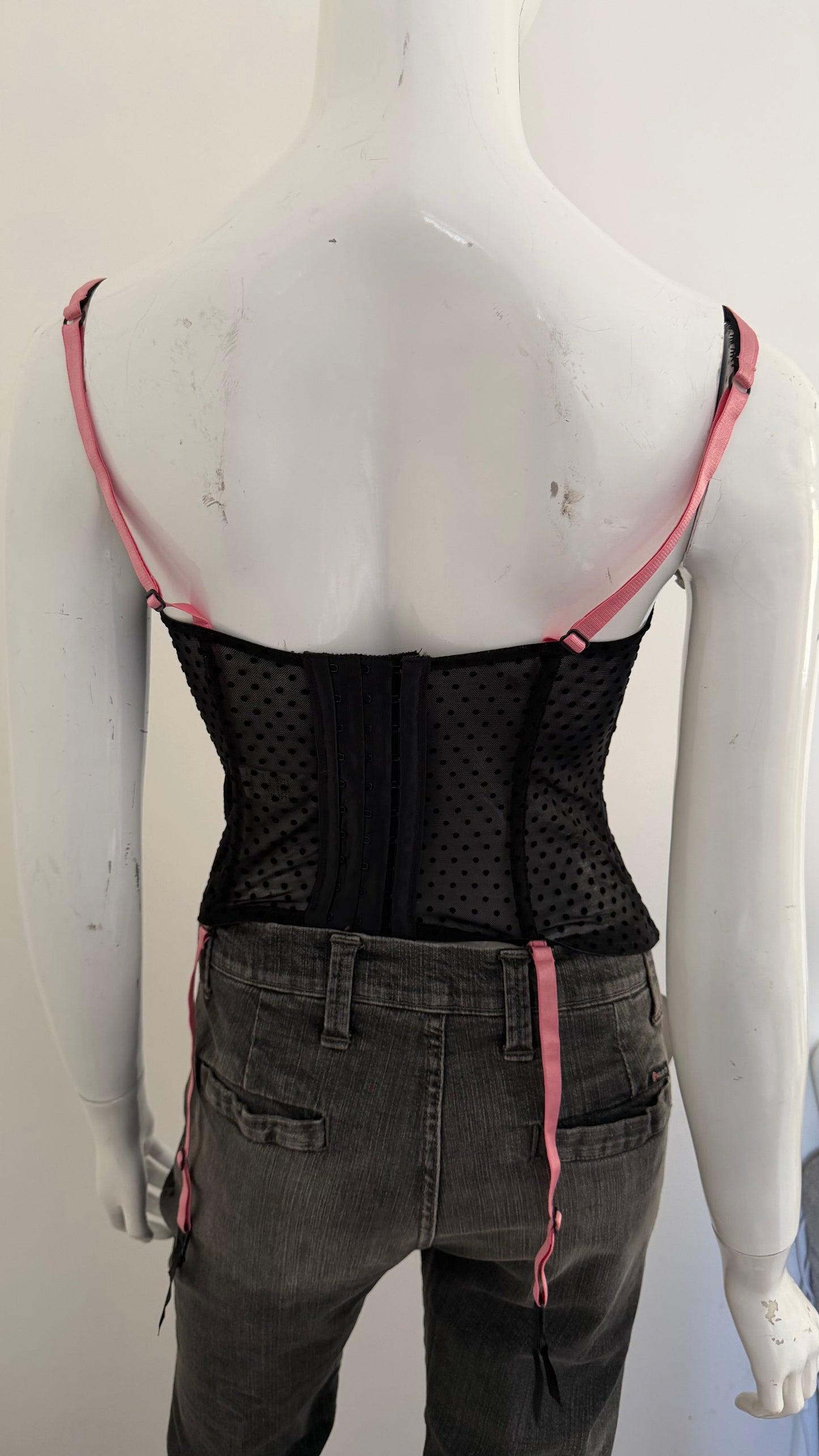 35 Black & Pink corset