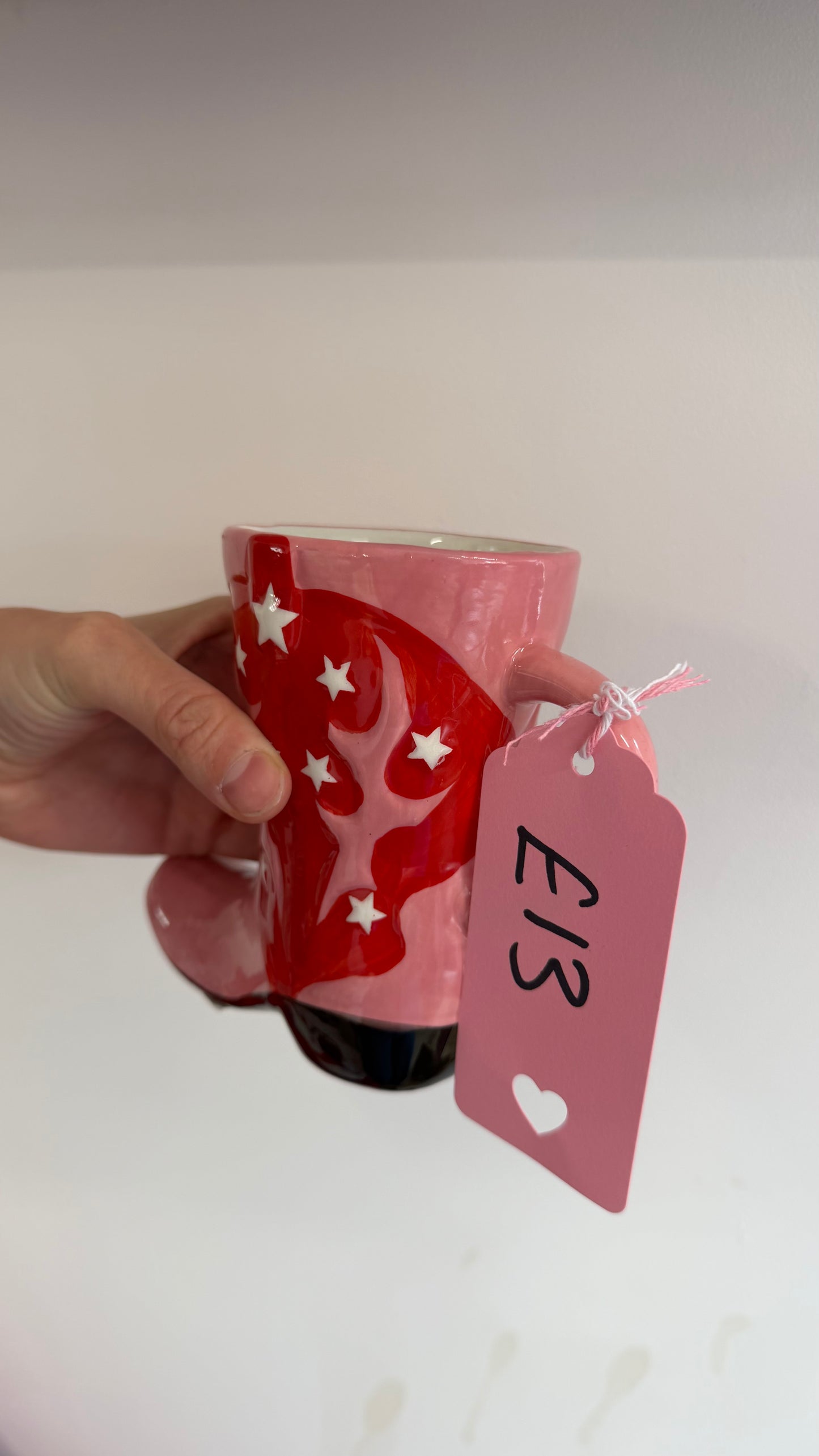Cowboy boot mug