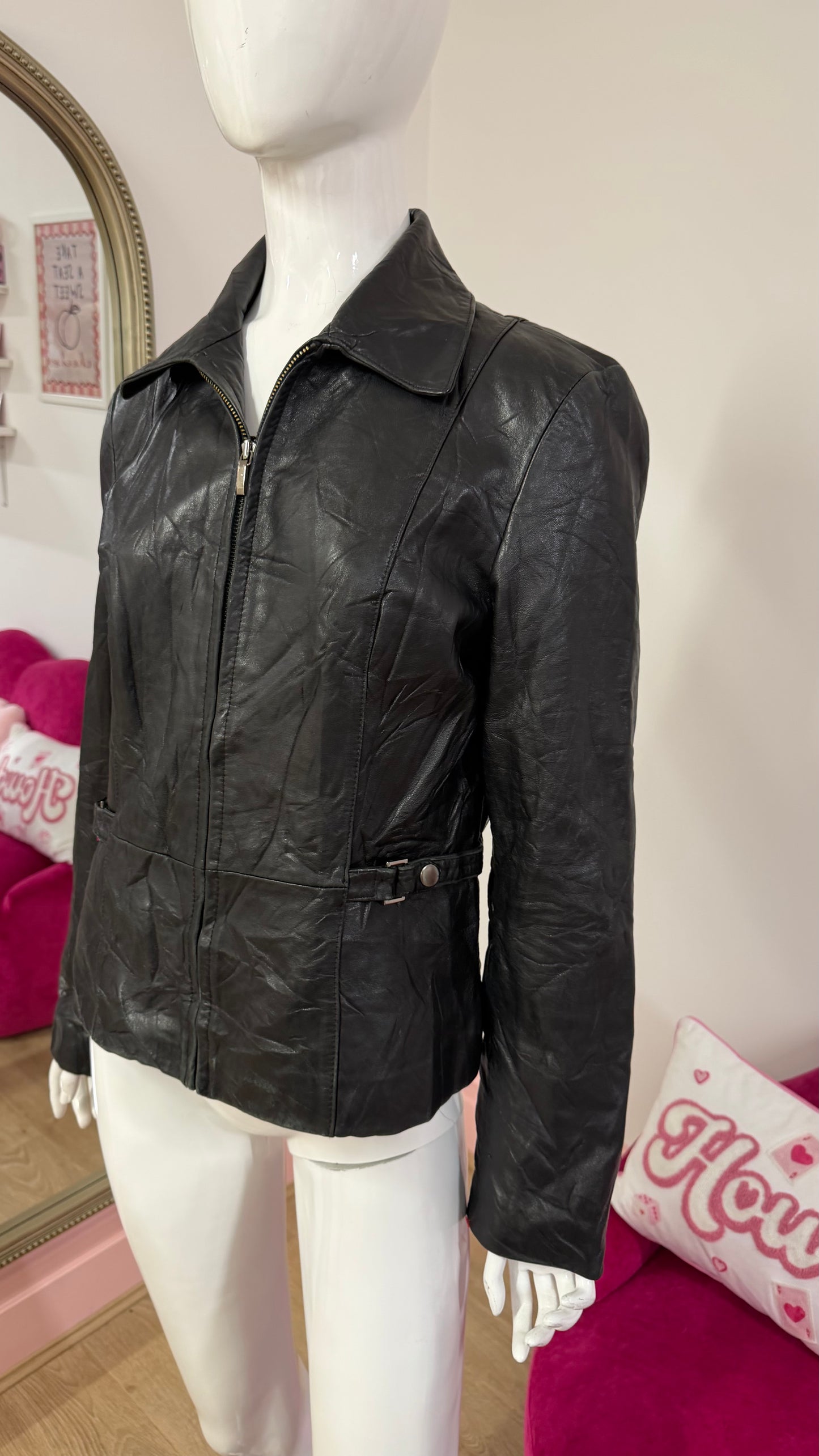 292 Nine West leather jacket
