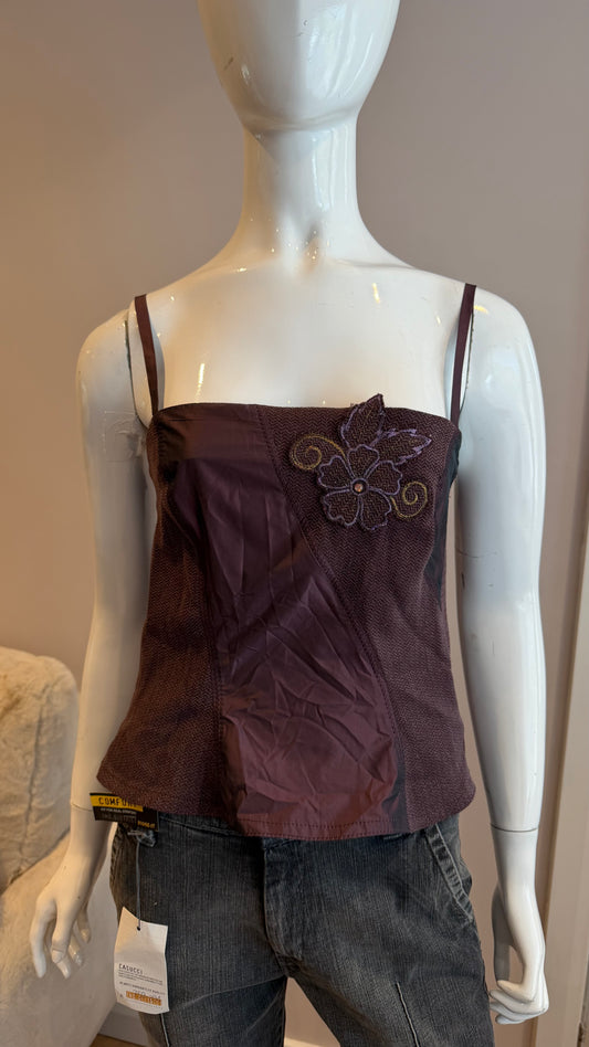 17 Purple Corset Top