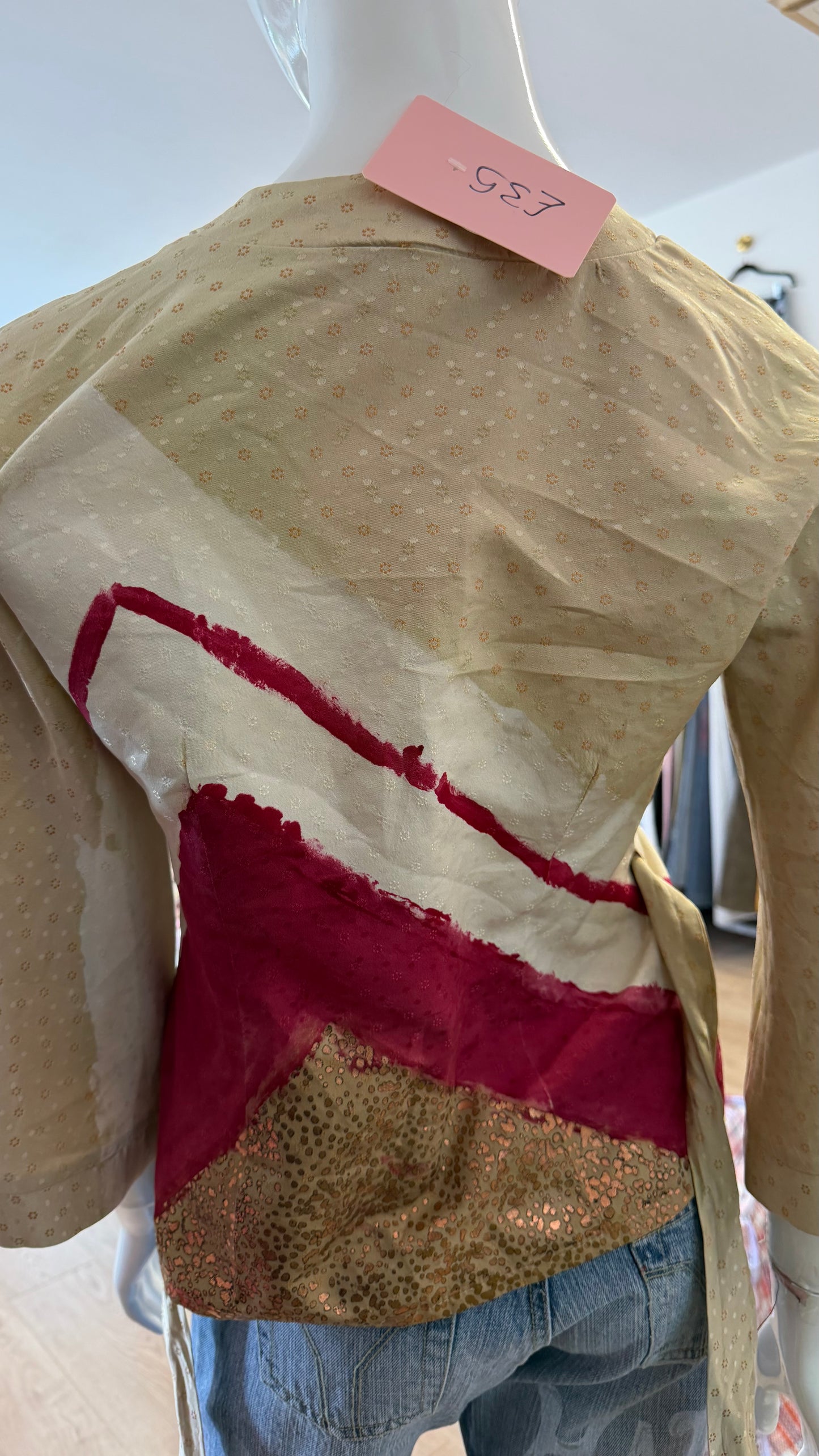 348 Silk kimono style top