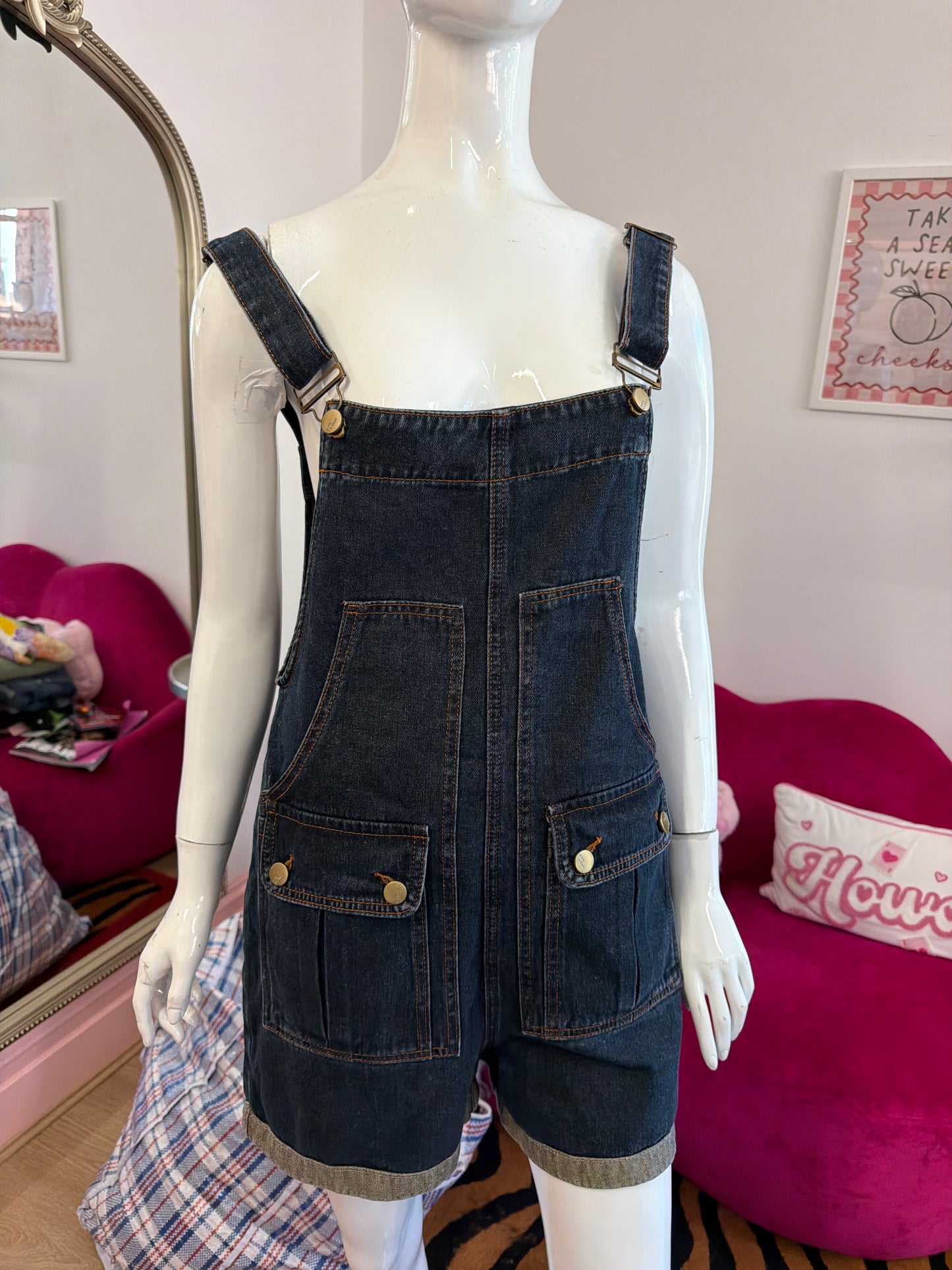 634 Short dungarees size Medium