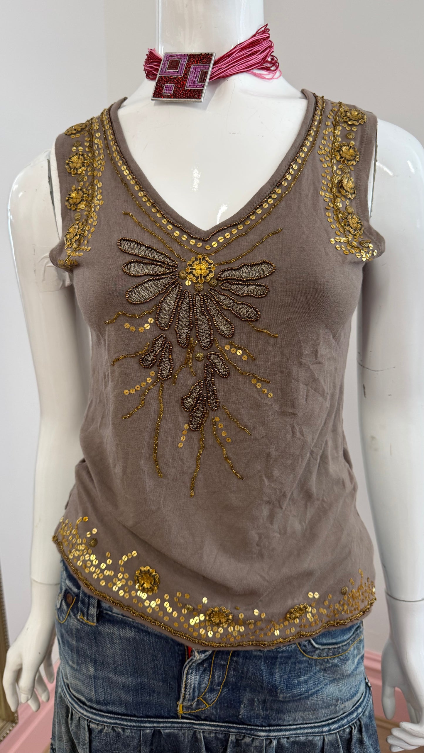 74 sequin top