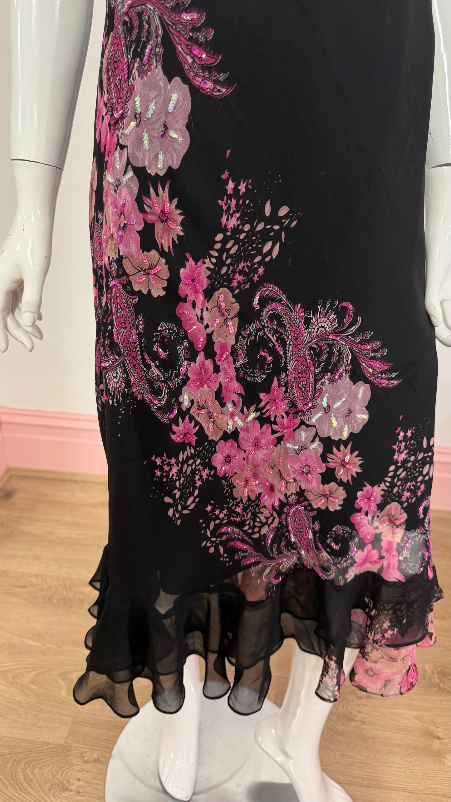 225 Black maxi dress
