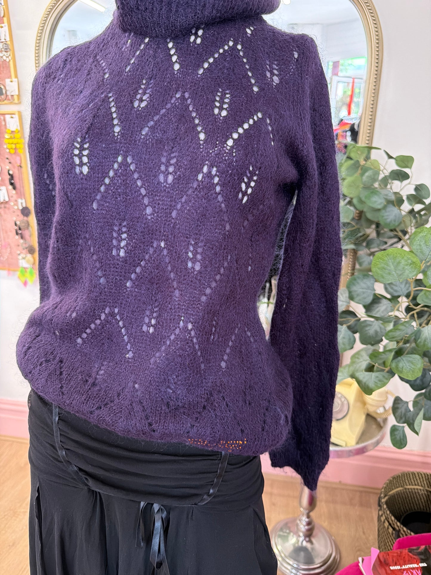 403 Purple knit jumper