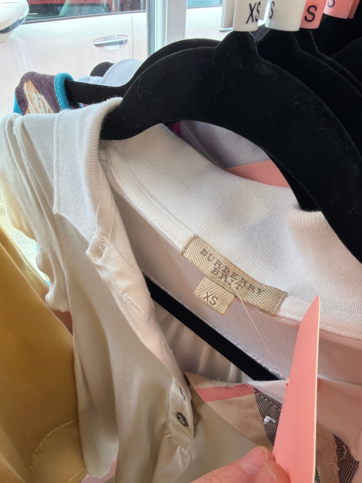 145 Burberry white top