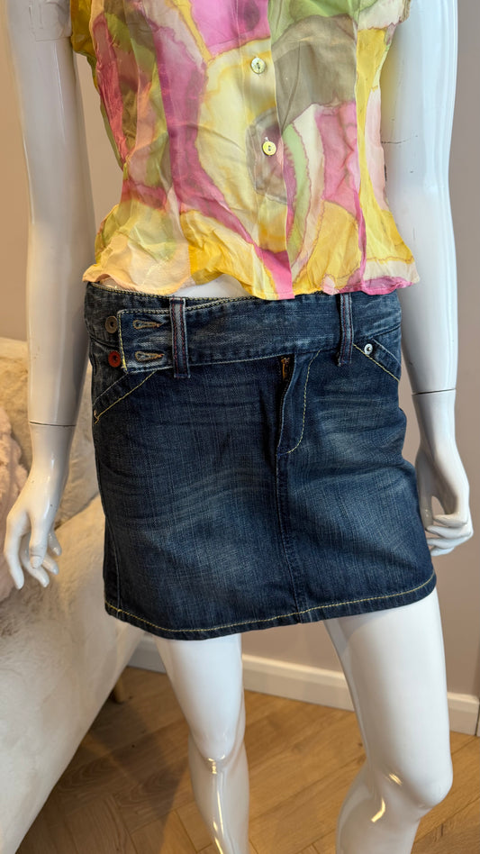 9 Denim skirt Benetton