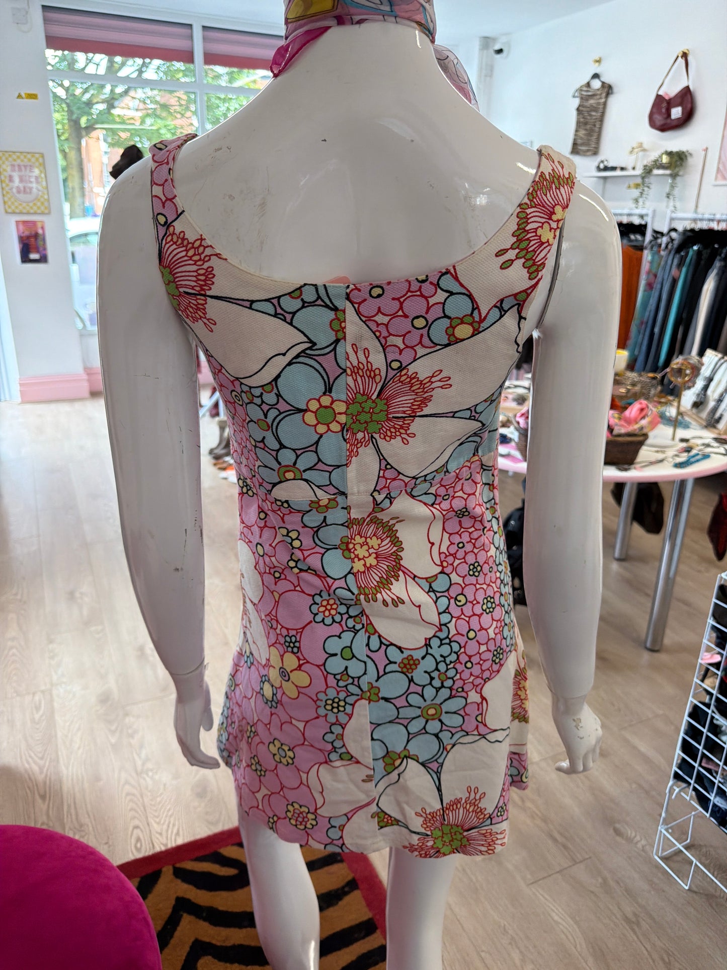 641 Floral dress size medium