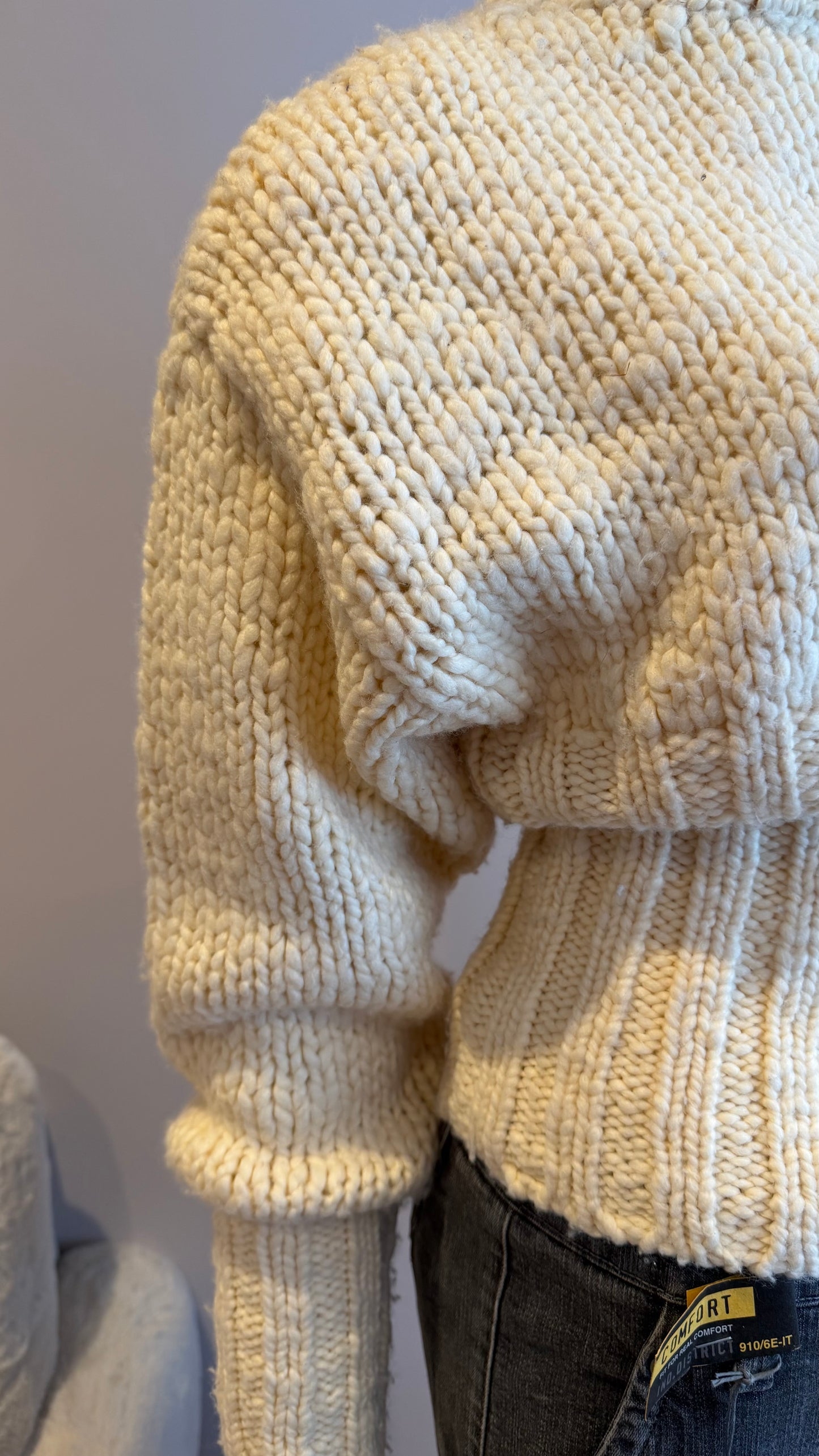 15 Beige Diesel knit jumper