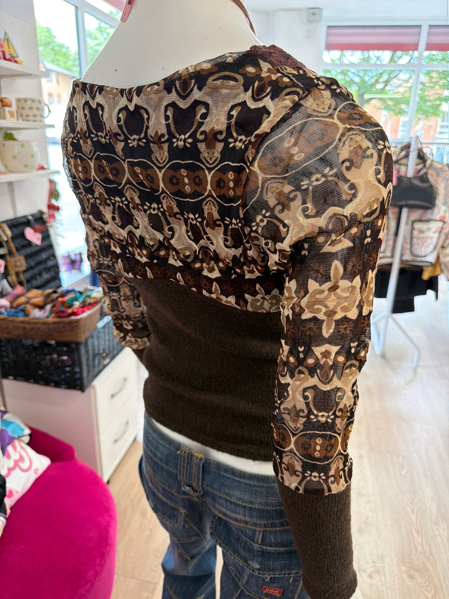 485 mezzo Brown top