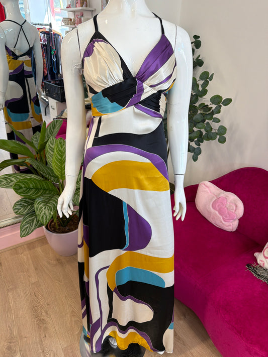 452 Satin summer dress