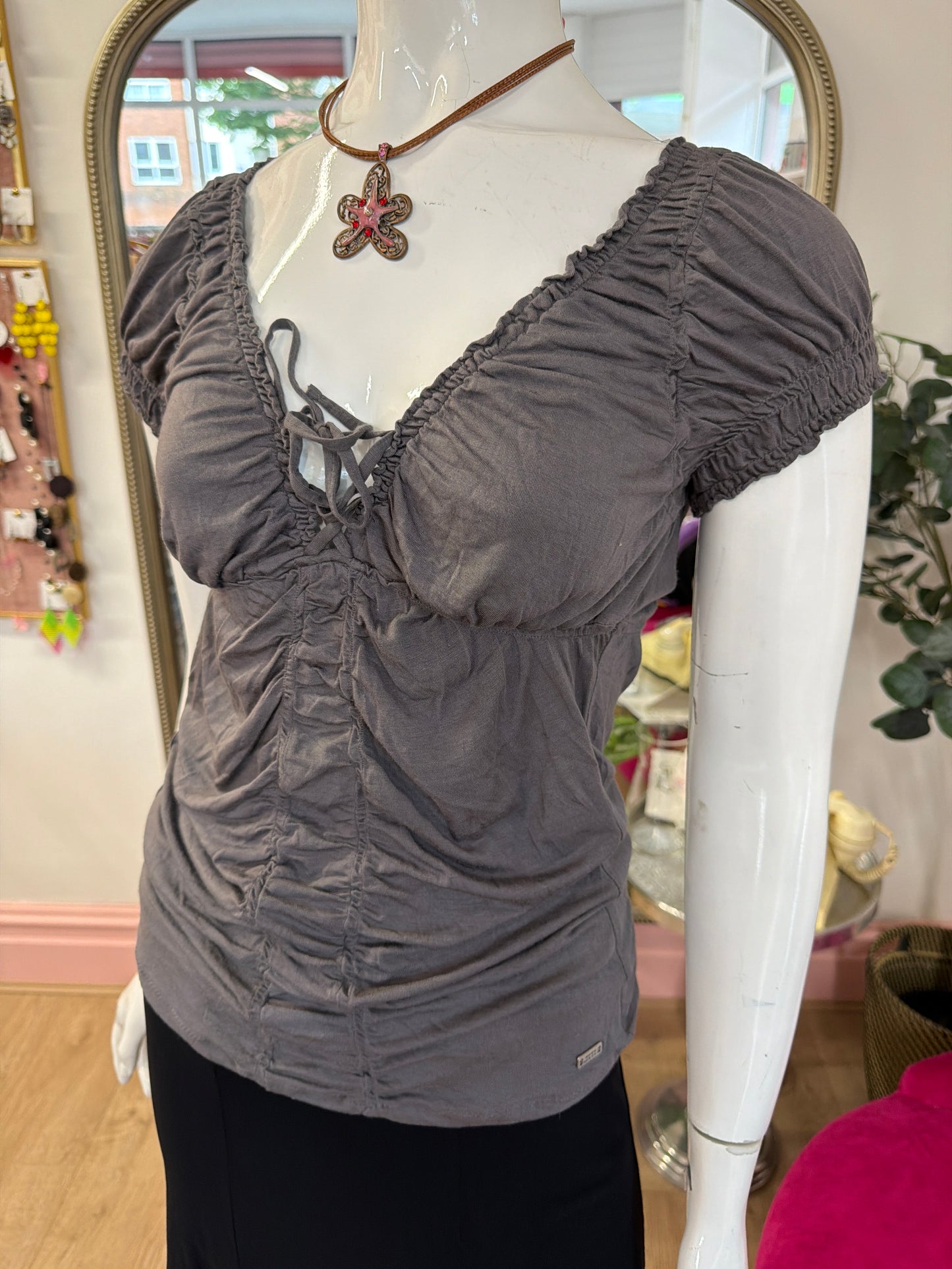460 Miss Sixty grey top