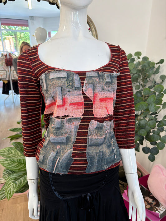 397 Custo Barcelona striped top
