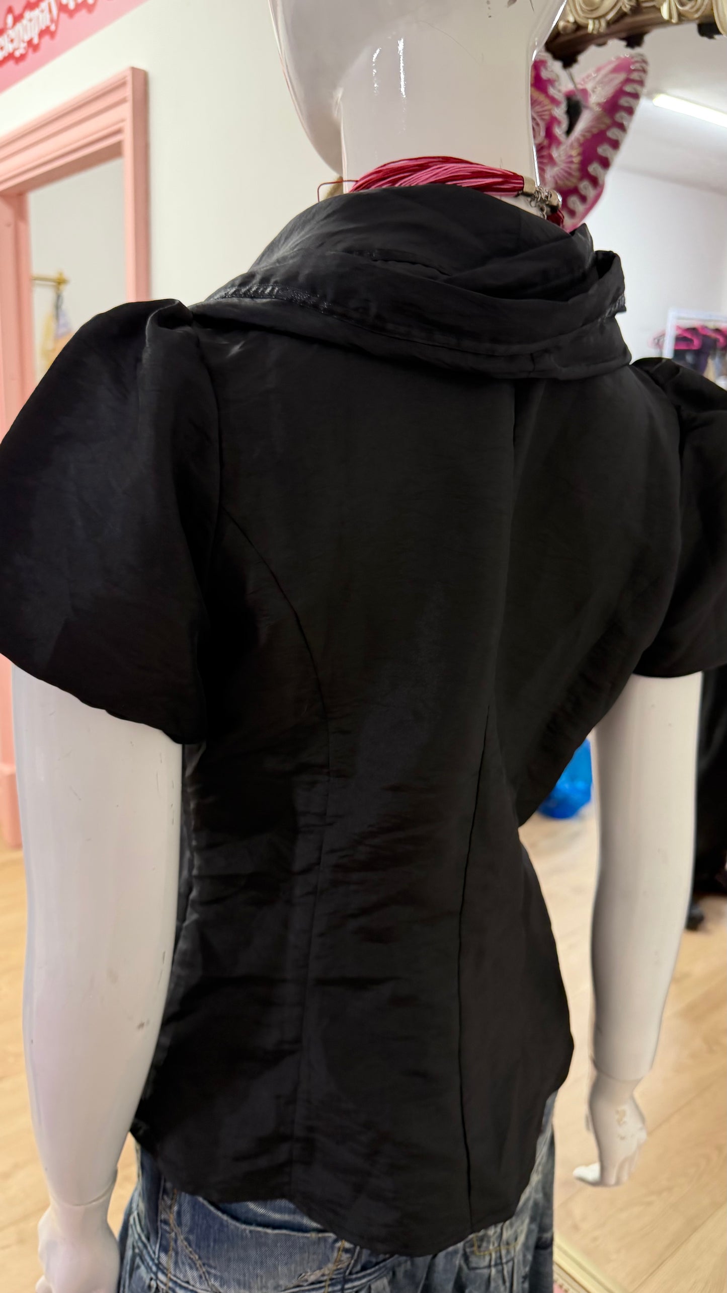 143 Black poof shirt