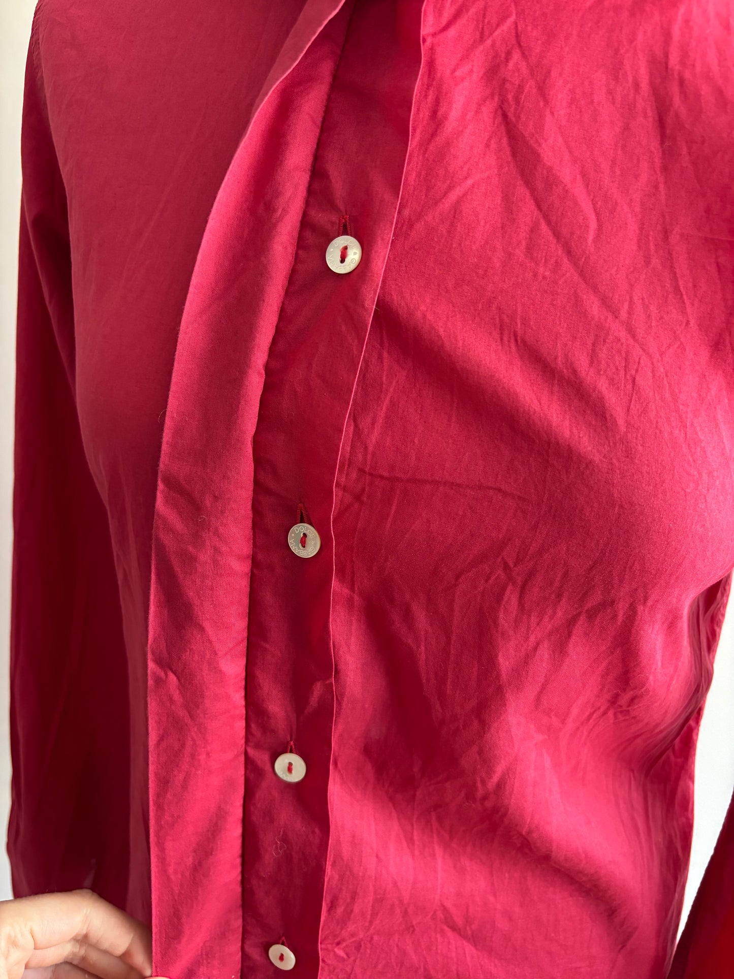 Dolce & Gabbana Raspberry Shirt