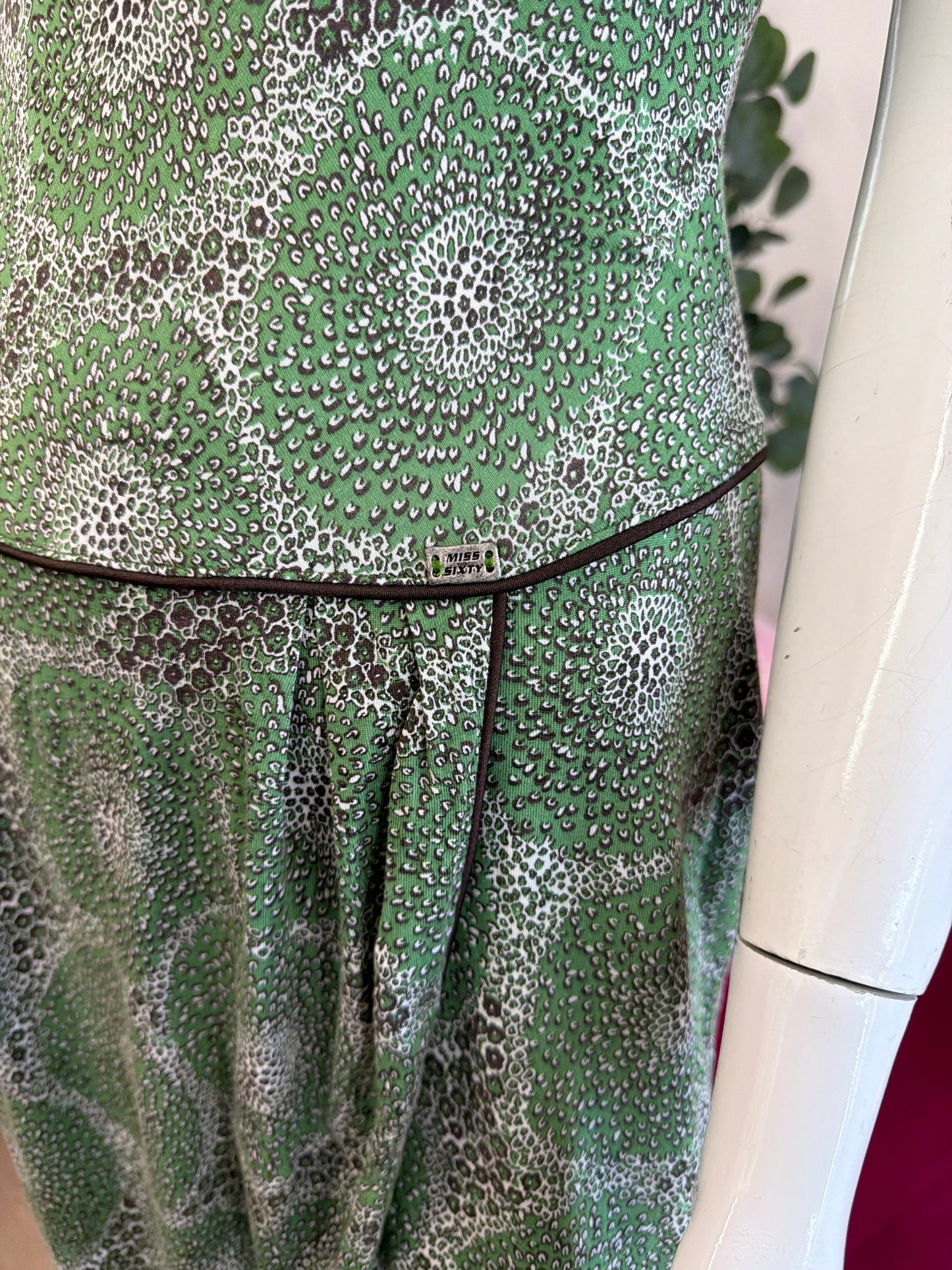 387 Miss Sixty green dress